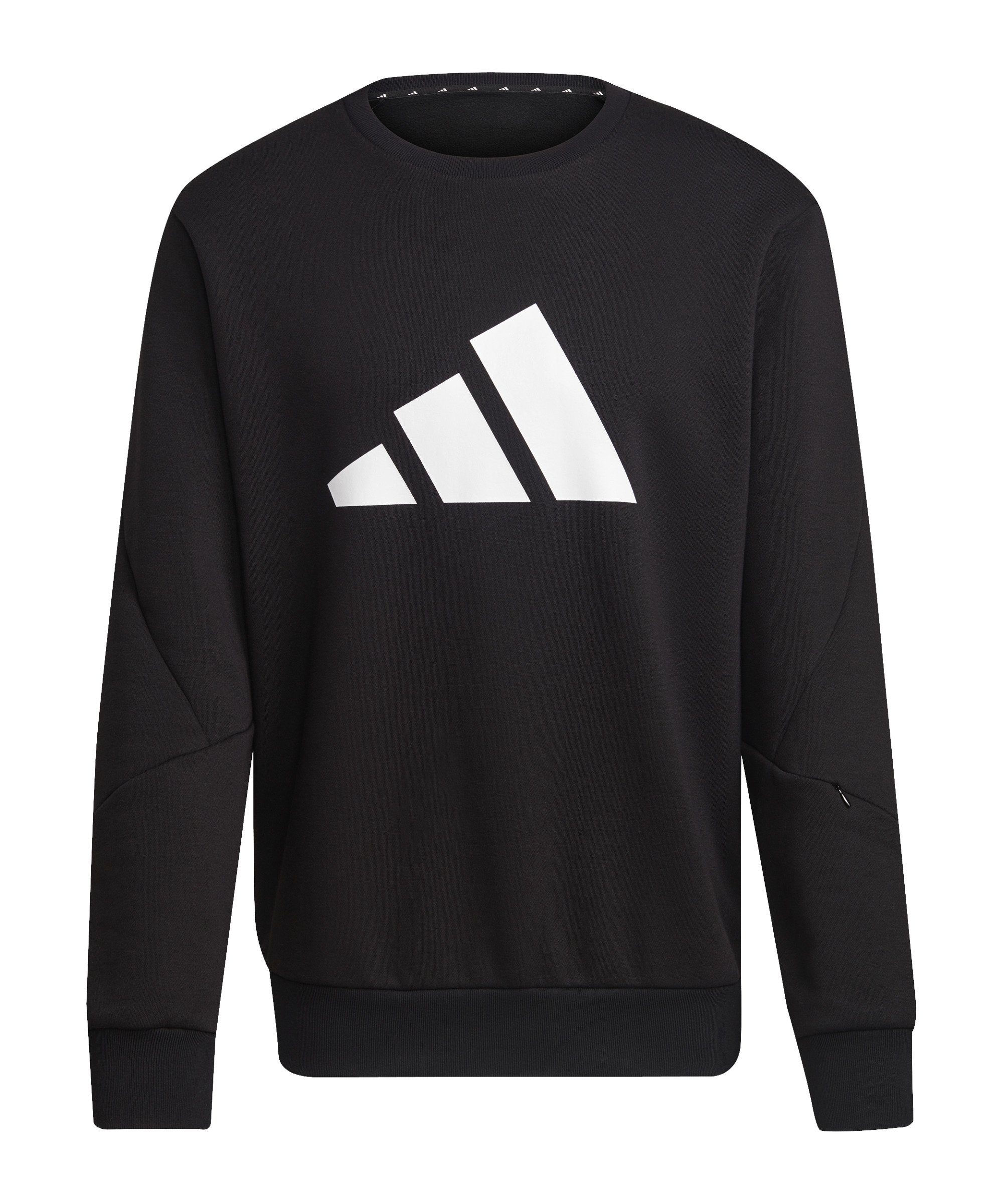 adidas Performance Sweatshirt schwarzweiss Sweatshirt Crew