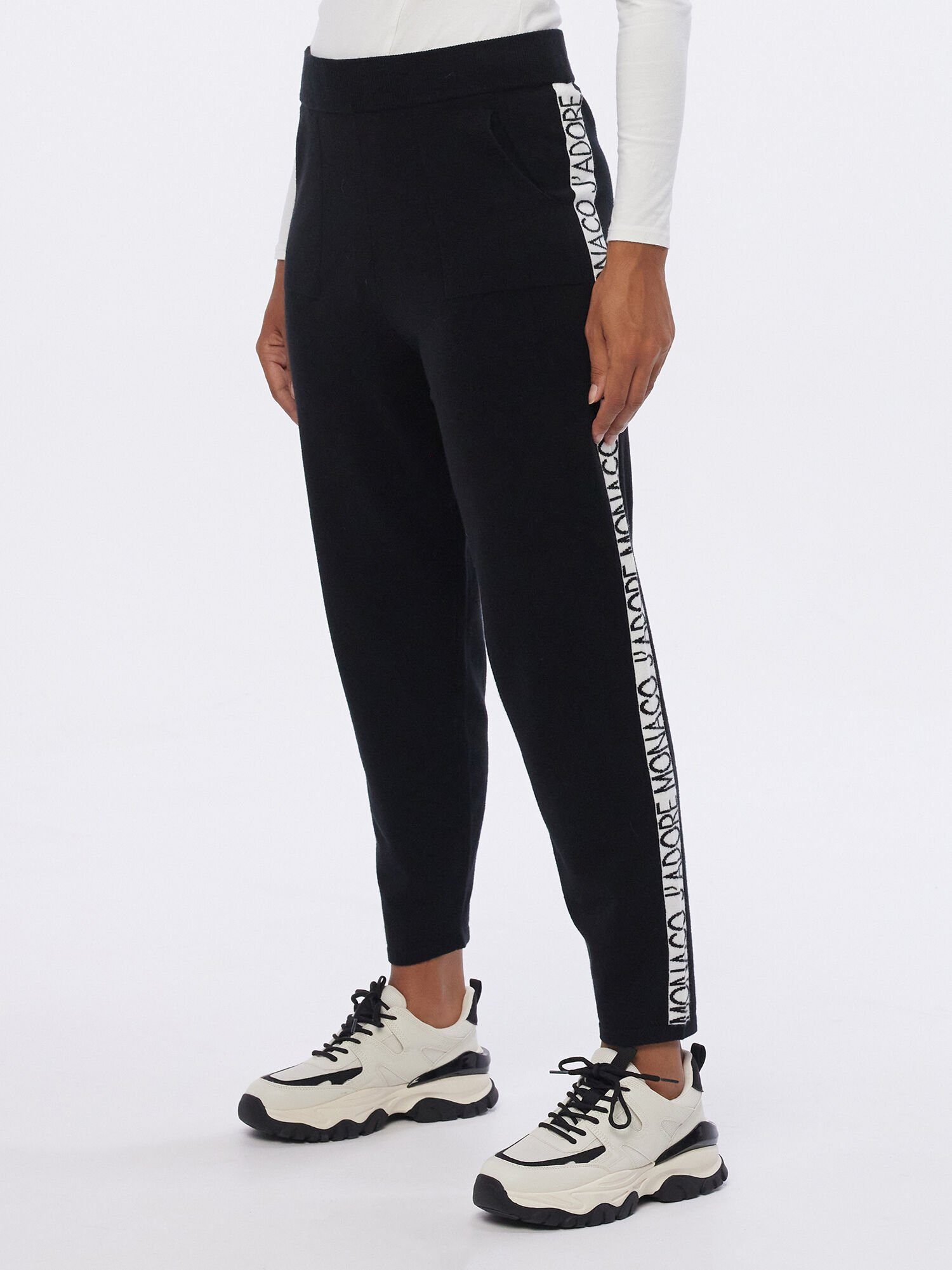 MONACO blue WEEKEND Strickhose Jogg Pants günstig online kaufen