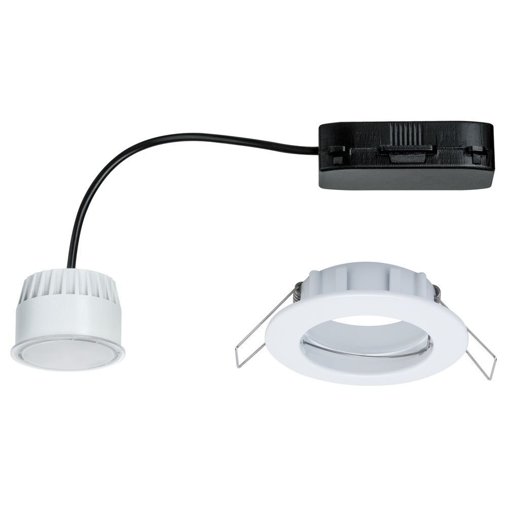 Paulmann LED Einbauleuchte LED weiß verbaut, LED, matt, Einbauleuchte warmweiss, Dezenter Einbaustrahler Angabe, keine Leuchtmittel Coin in fest enthalten: Ja, Einbaustrahler