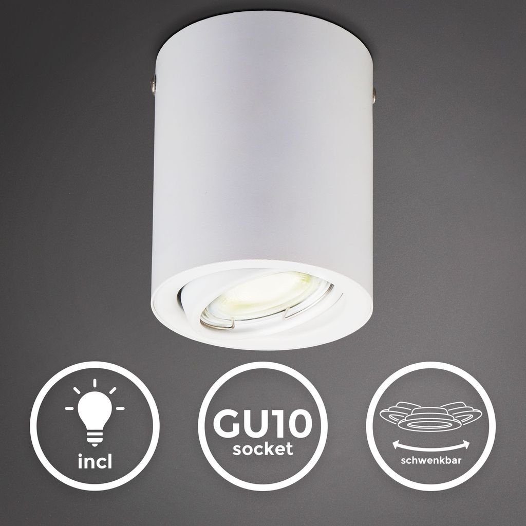 B.K.Licht Deckenleuchte BKL1168, LED wechselbar, 3000K günstig online kaufen