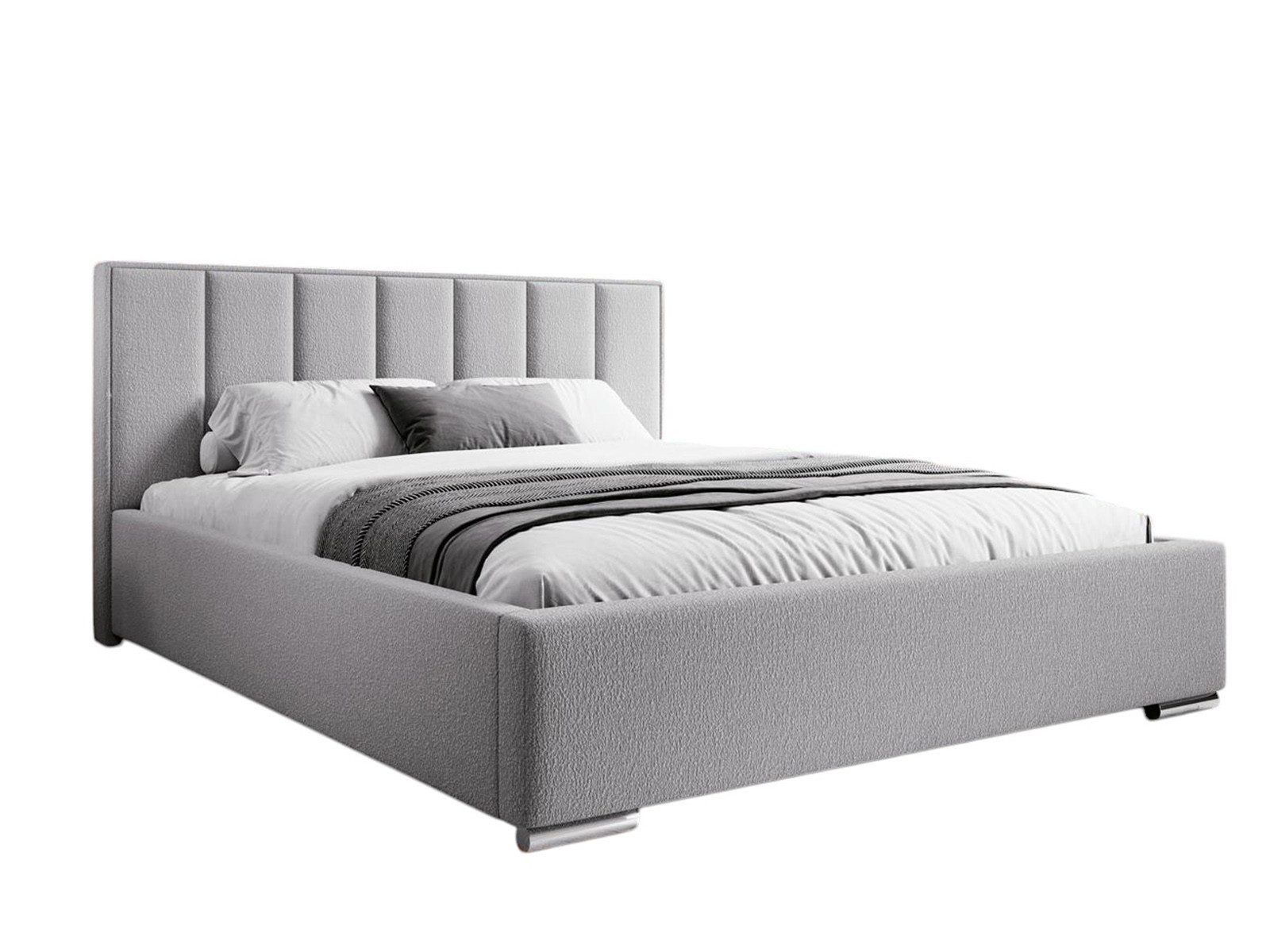 Compleo Polsterbett boucle, ohne Matratze, Doppelbett günstig online kaufen
