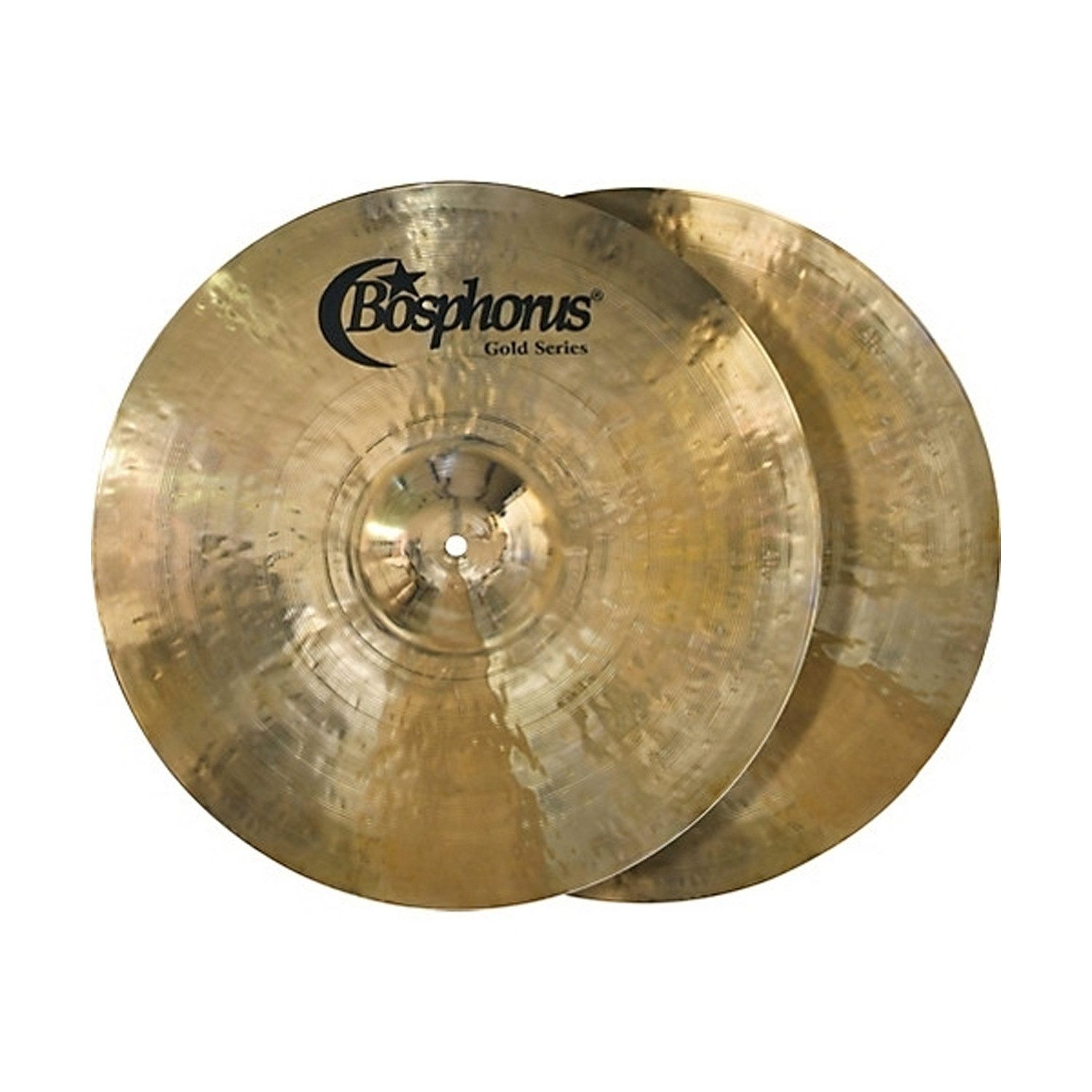 Bosphorus Cymbals Becken Bosphorus Becken Gold Serie Hi-Hat 14 Zoll,Schlagzeug, Hi-Hat Becken
