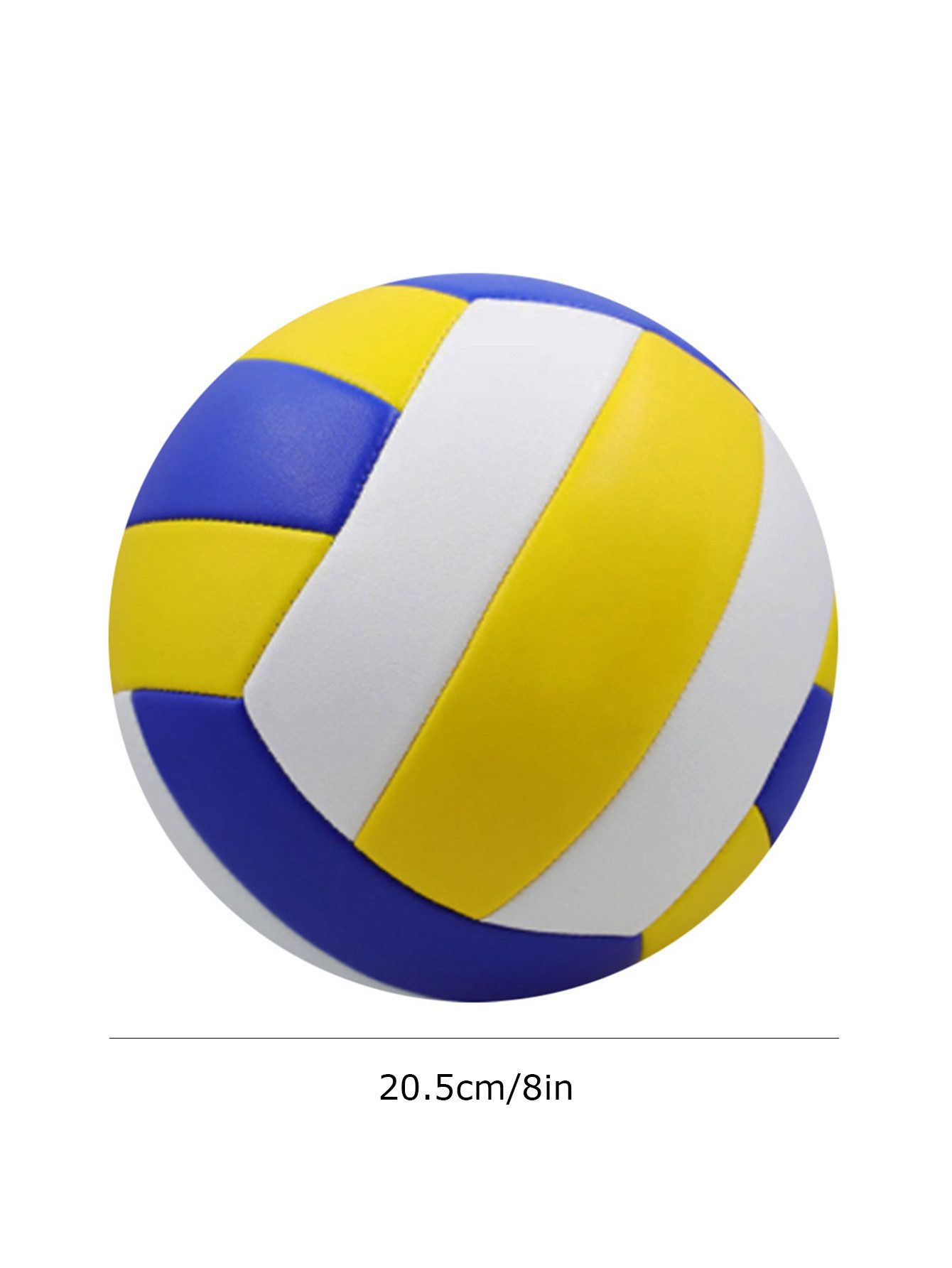 Montegoni Beachvolleyball Volleyball Offizielle Größe 5, Beachvolleyball aus reiner PU (Deflationierter Ball + Tasche), 1-St., Perfekt für Training), Soft-Touch-Volleyball Ball für Indoor & Outdoor