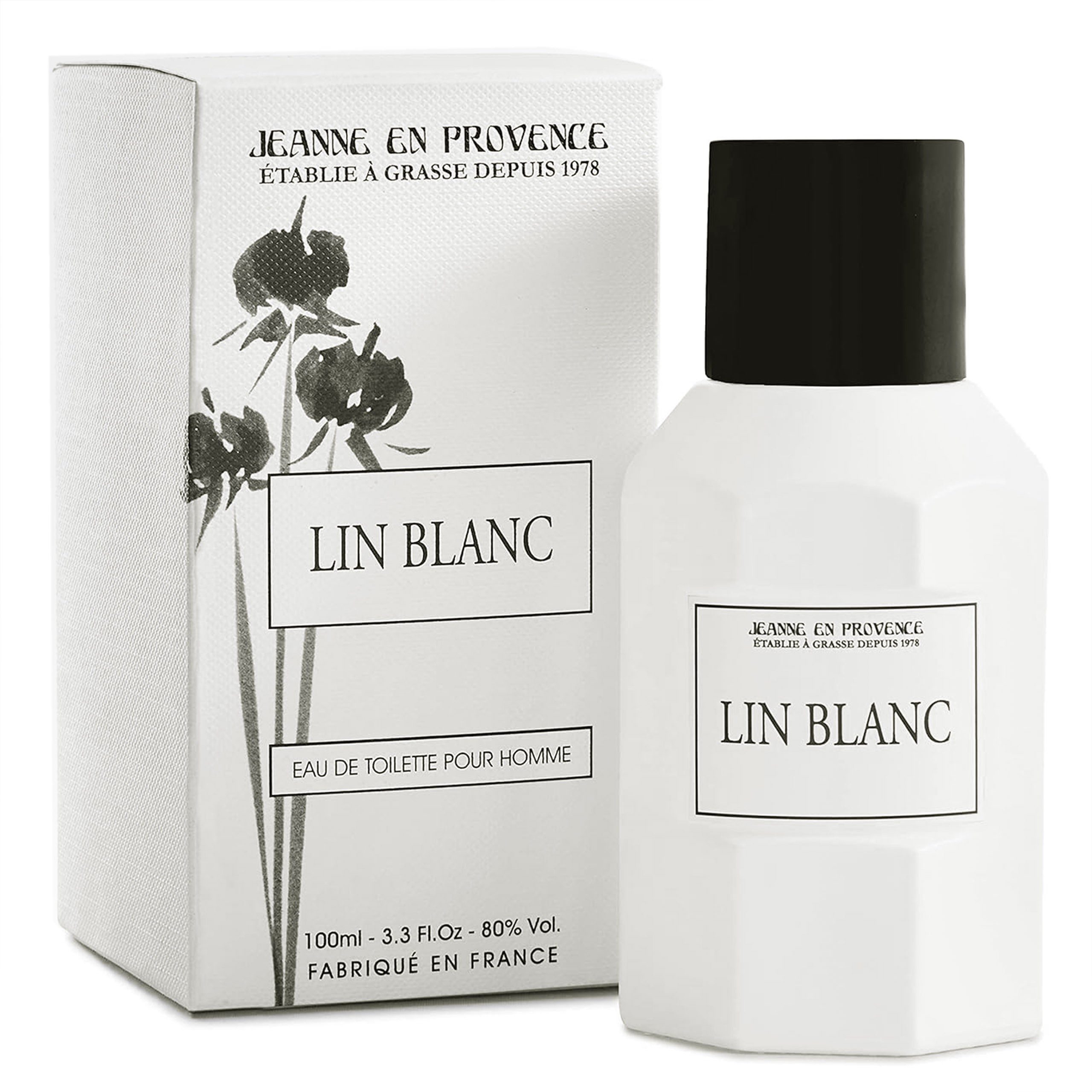 Jeanne En Provence Eau de Toilette Jeanne en Provence - Lin Blanc, Herren Eau de Toilette, 100ml