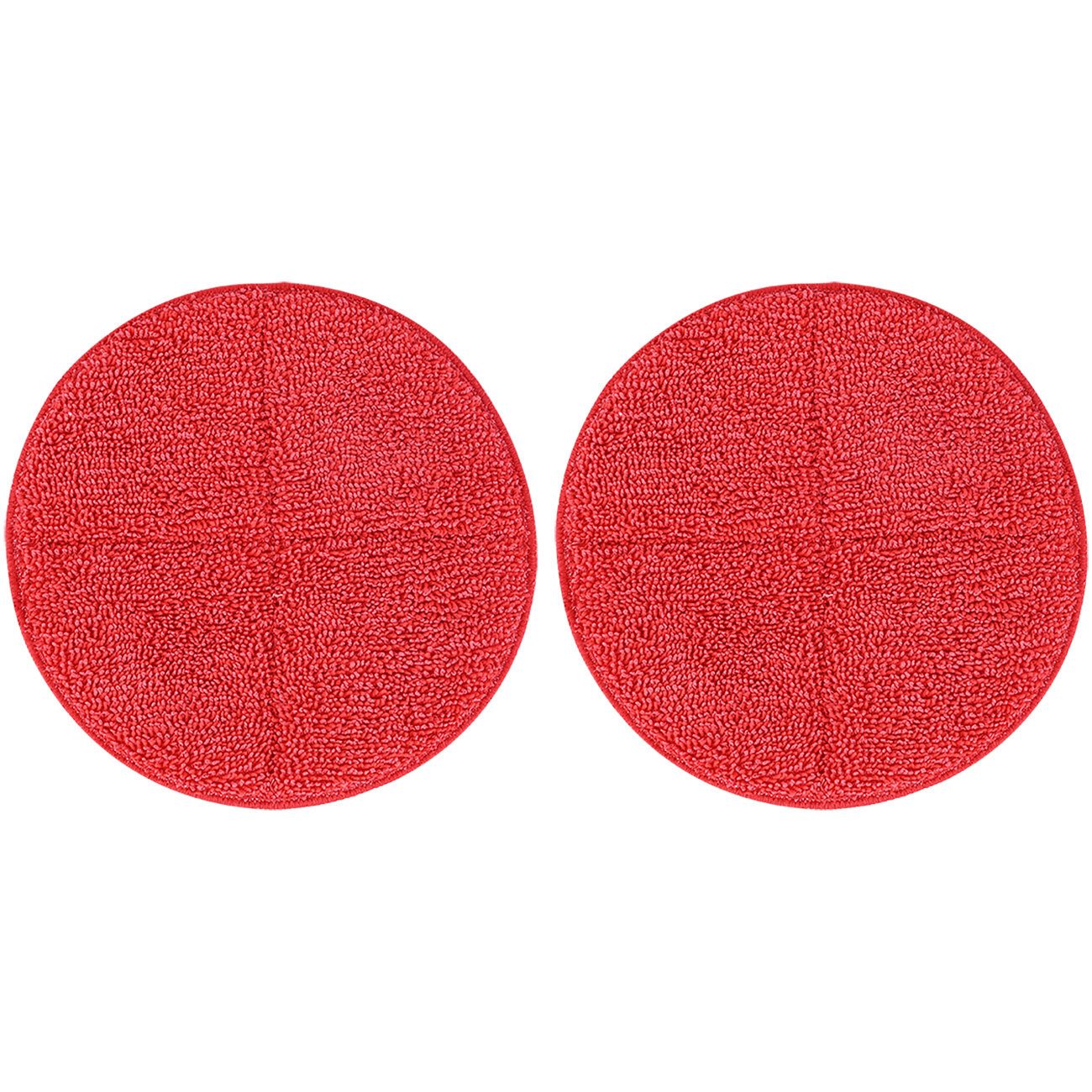 Casativo Polierpad 2er-Set Ersatz-Pads, Waschbare Poliertücher für Maschine CH5871, Waschbare Poliertücher Polierpads aus Polyester-Mix