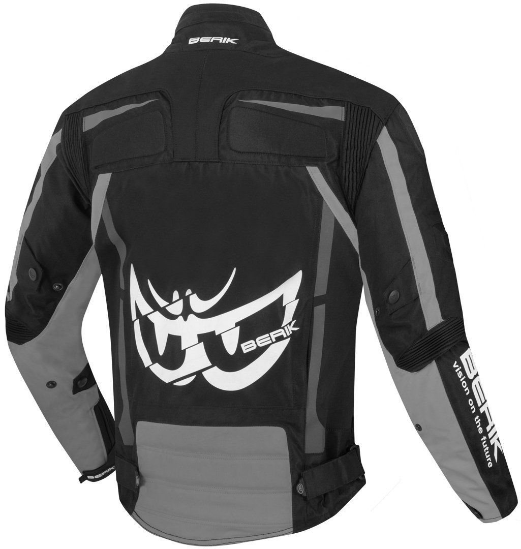 Berik Motorradjacke Radic Evo wasserdichte Motorrad Textiljacke herausnehmbares Innenfutter,wasserdicht