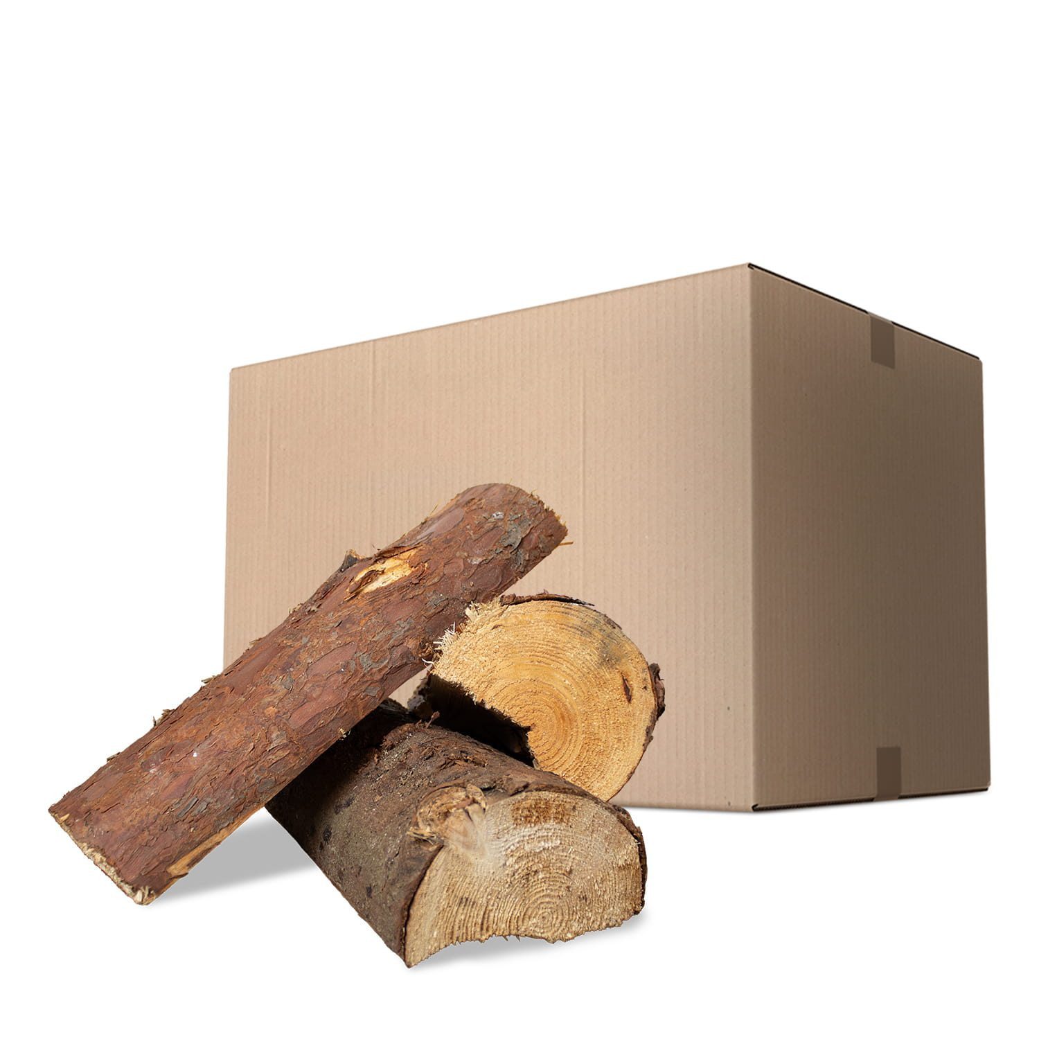 HEIZFUXX Kaminholz Brennholz Weichholz 33 cm 15 kg, 15 kg, (Paket, 1-St)