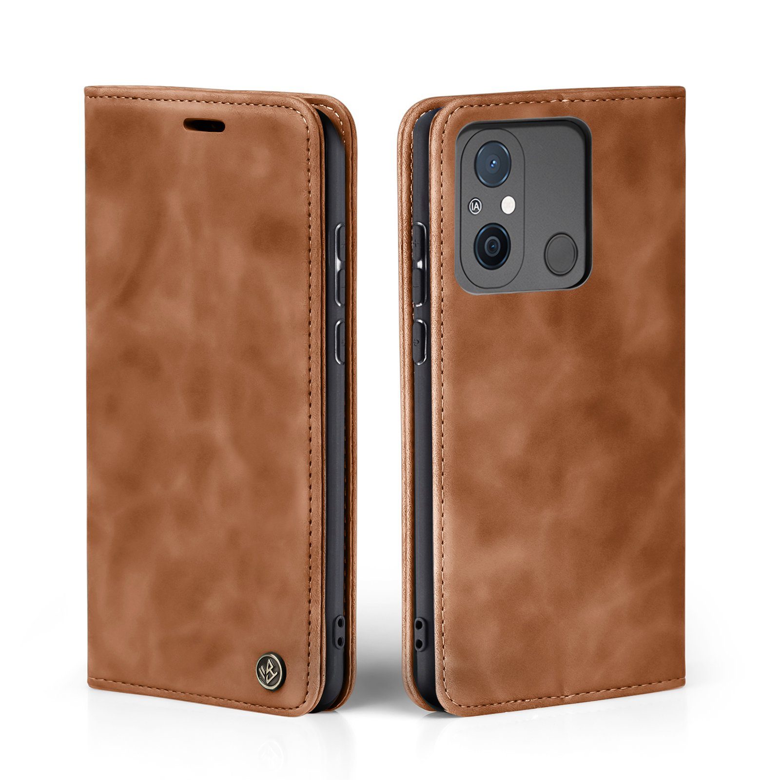 Tec-Expert Handyhülle Tasche Hülle für Xiaomi Redmi 12C 6.71 Zoll, 6.71, Cover Klapphülle Case mit Kartenfach Fliphülle aufstellbar