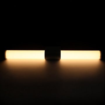 LETGOSPT Spiegelleuchte LED Badezimmer Beleuchtung Bad Spiegel-Leuchte Aufbau-Lampe, LED fest integriert, Kalteweiß, Warmweiß, 55CM LED Wandleuchte, Aufbaulampe Wand Make-up Kommode Ständer Licht