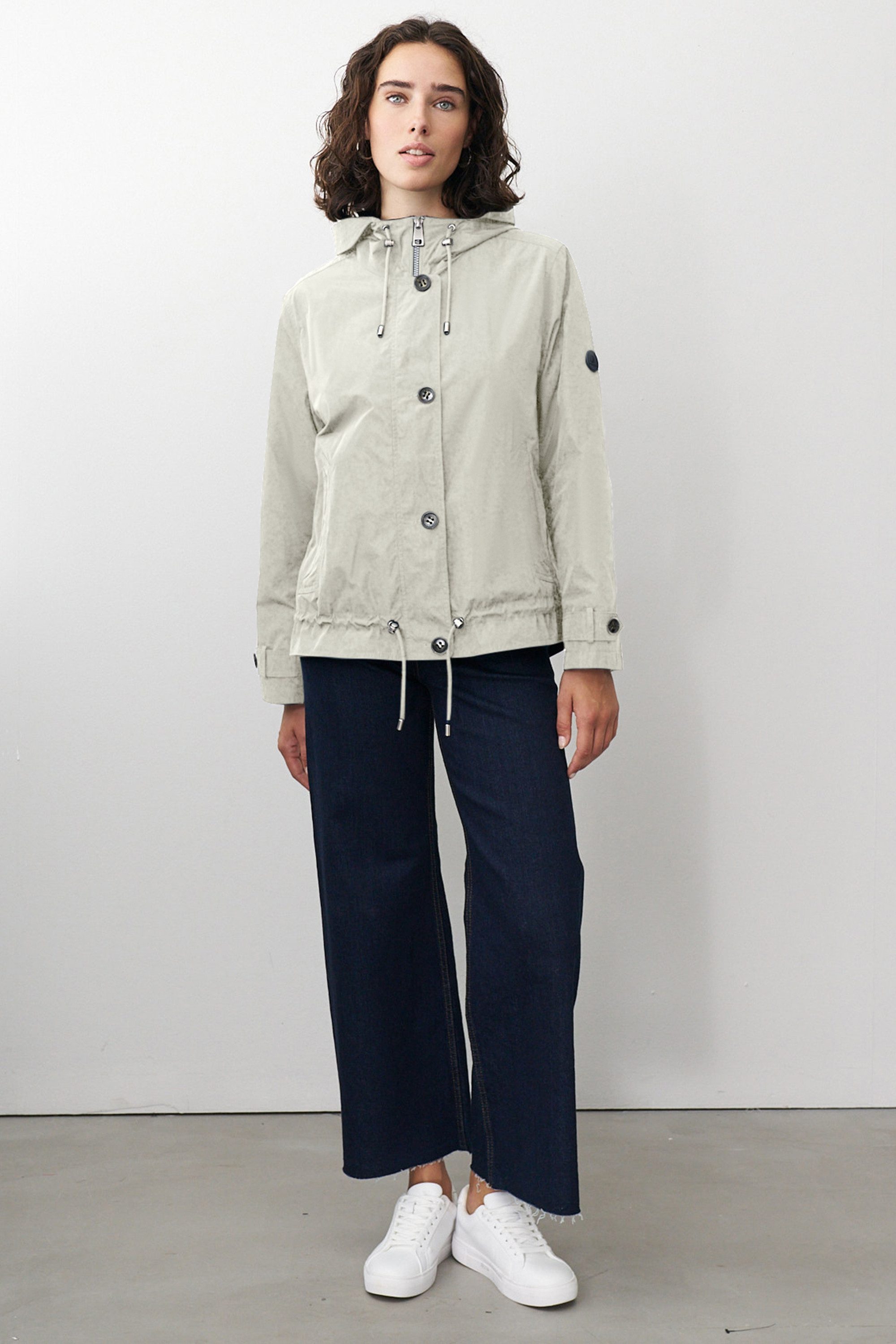 Barbara Lebek Outdoorjacke Outdoorjacke, Frühlingsjacke oder Damenjacke mit Kapuze