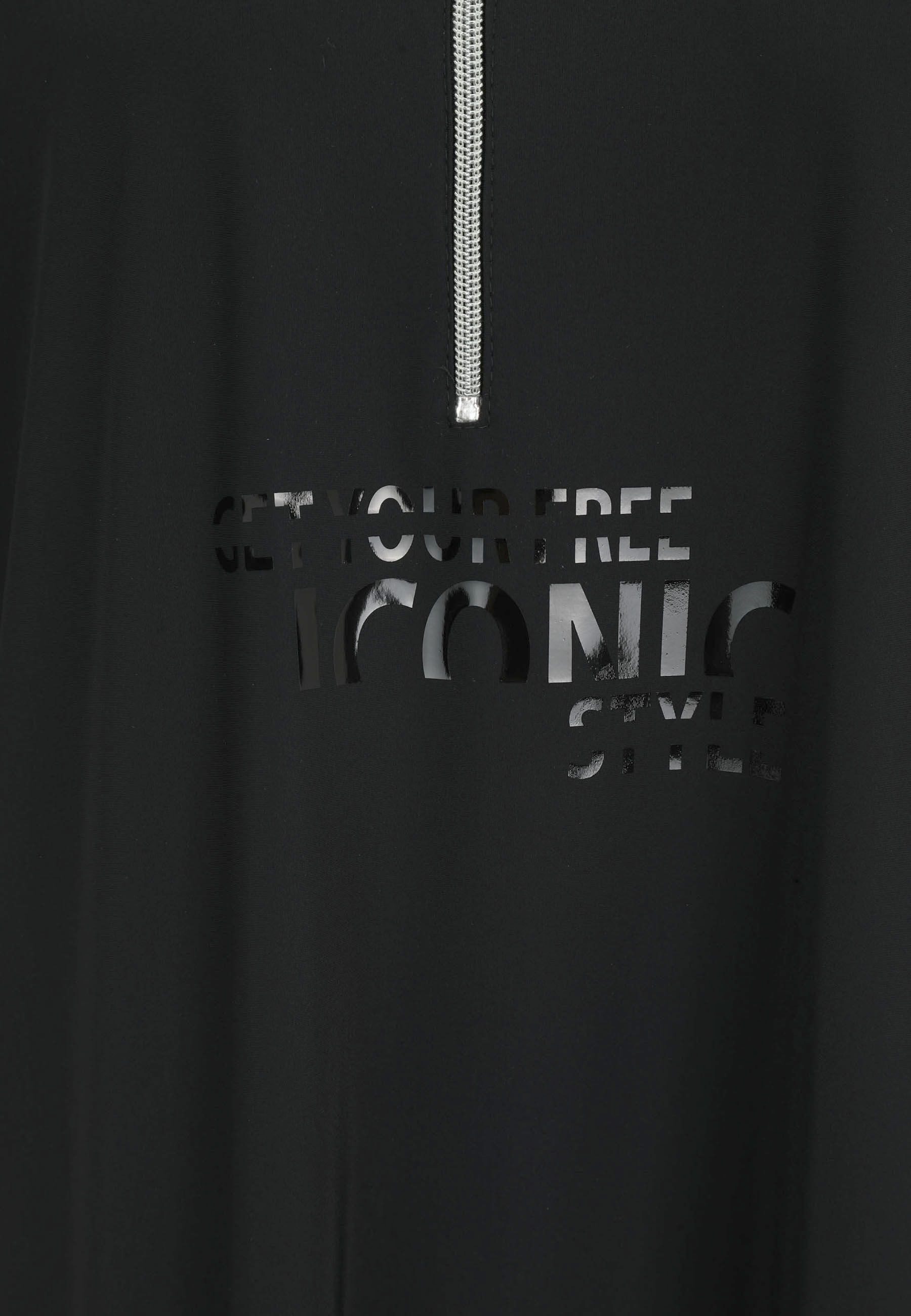 Doris Streich Jerseykleid (1-tlg) mit dekorativ abgerundeten Zippern