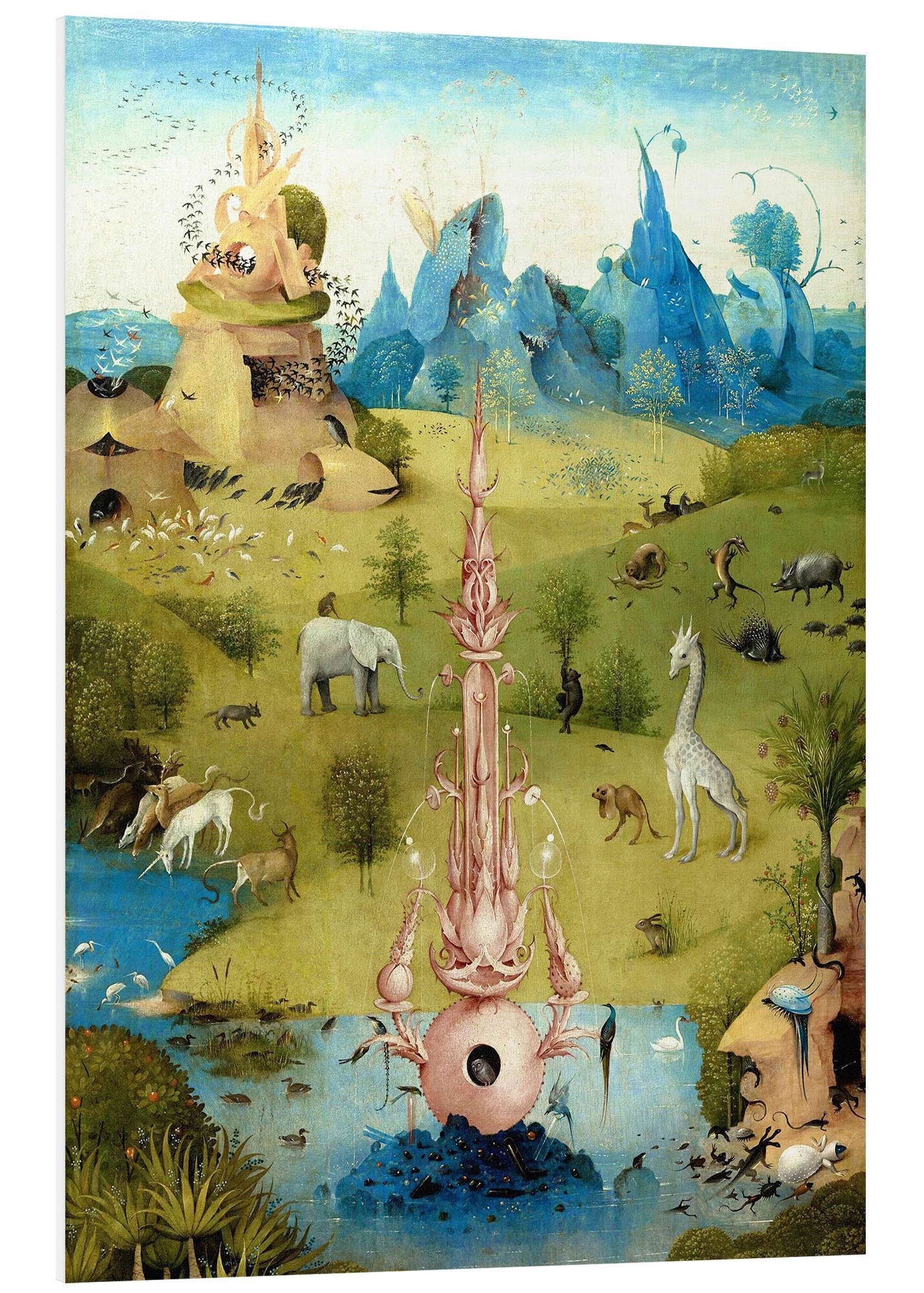 Posterlounge ForexBild Hieronymus Bosch, Der Garten der Lüste Das