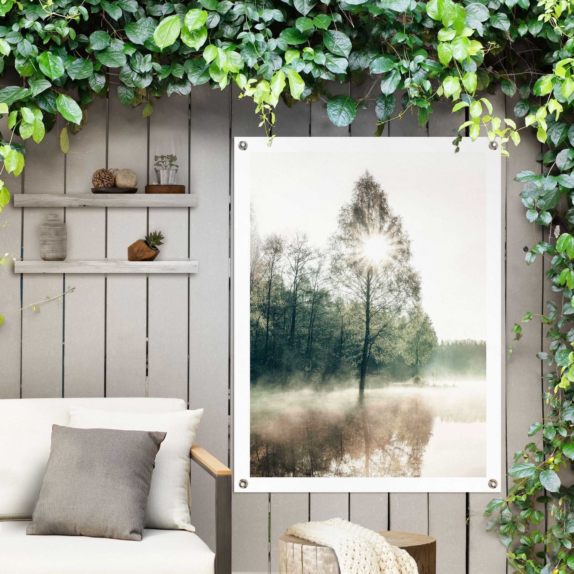 Reinders! Poster Sonne durch die Bäume, Outdoor für Garten oder Balkon