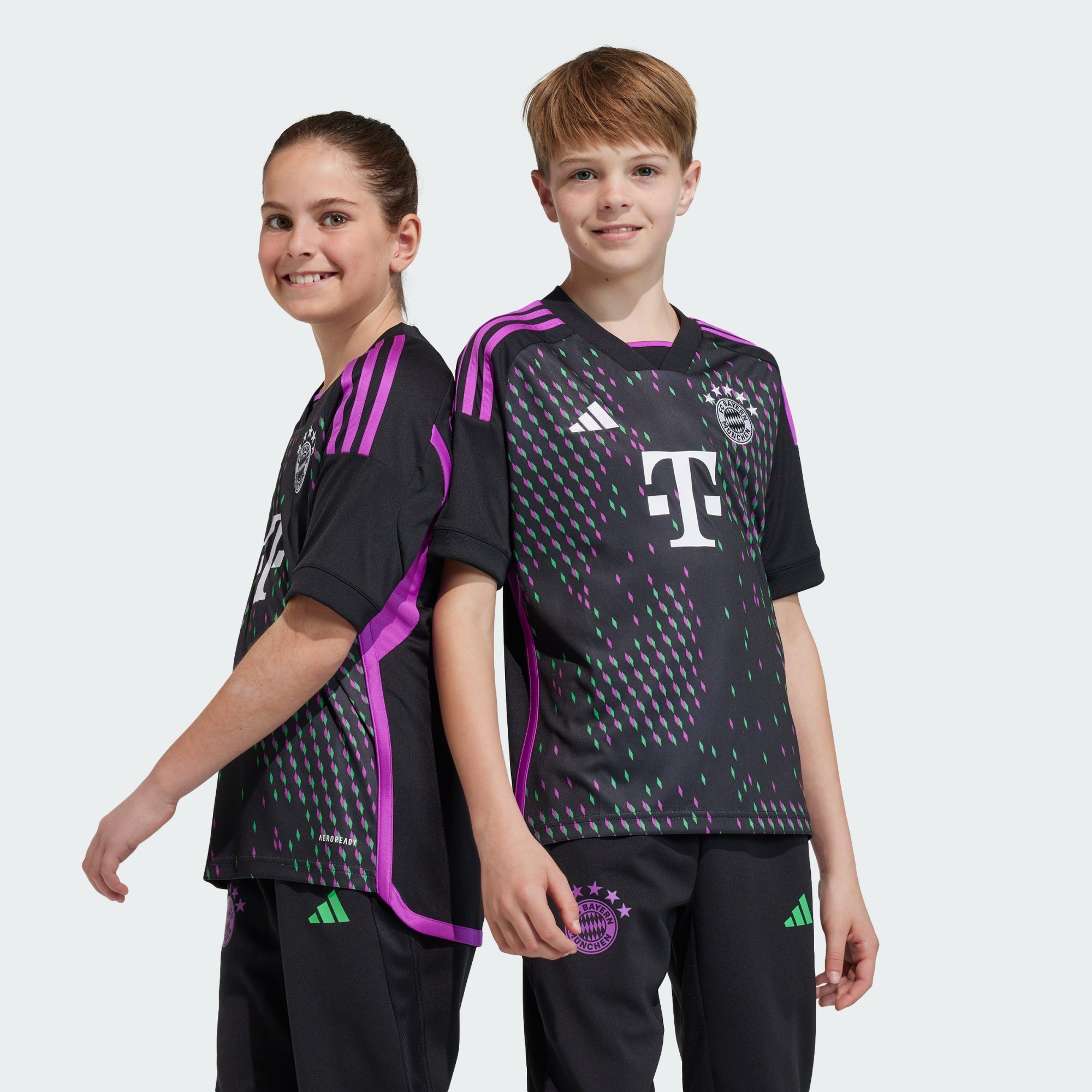 adidas Performance Fußballtrikot FC BAYERN MÜNCHEN 23/24 KIDS AUSWÄRTSTRIKOT