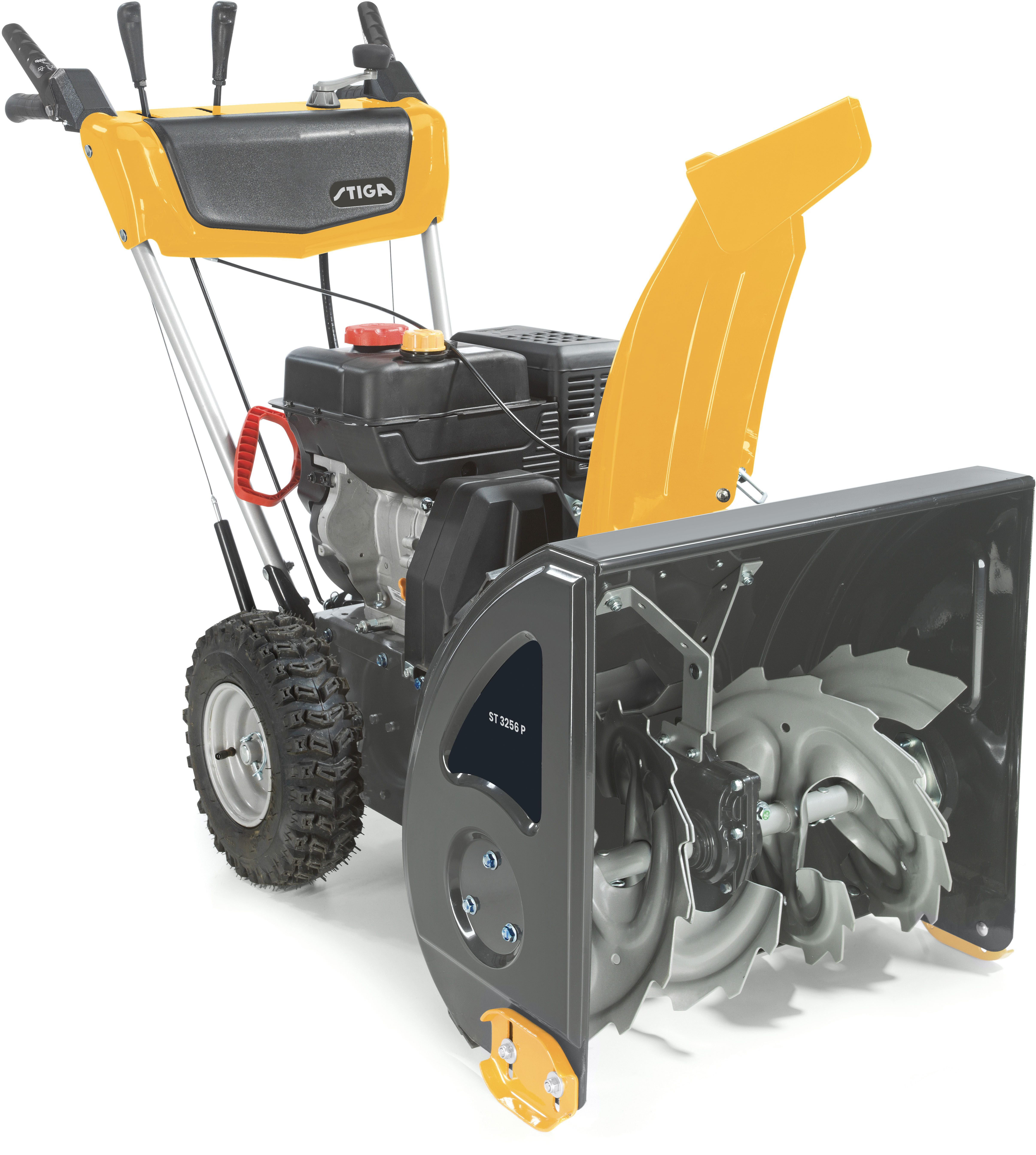 STIGA GARDEN Benzin-Schneefräse ST 3256 P, 55 cm Arbeitsbreite, zweistufiges Design mit 212 cm³ Motor