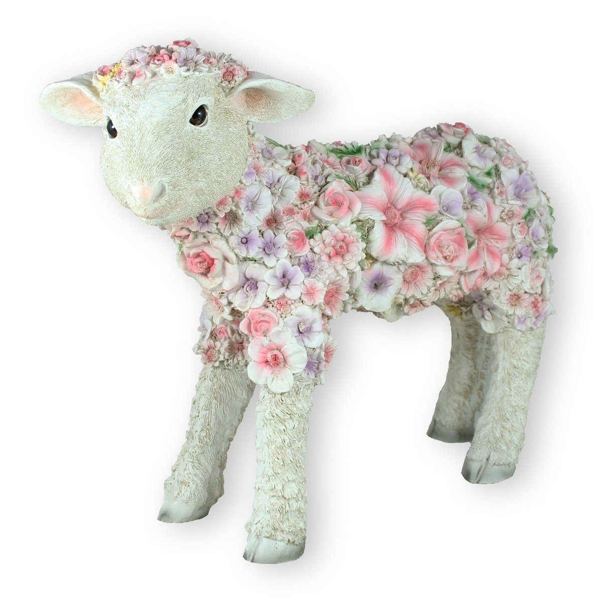 colourliving Gartenfigur »Deko Schaf Florence Lamm Figur stehend Schaf