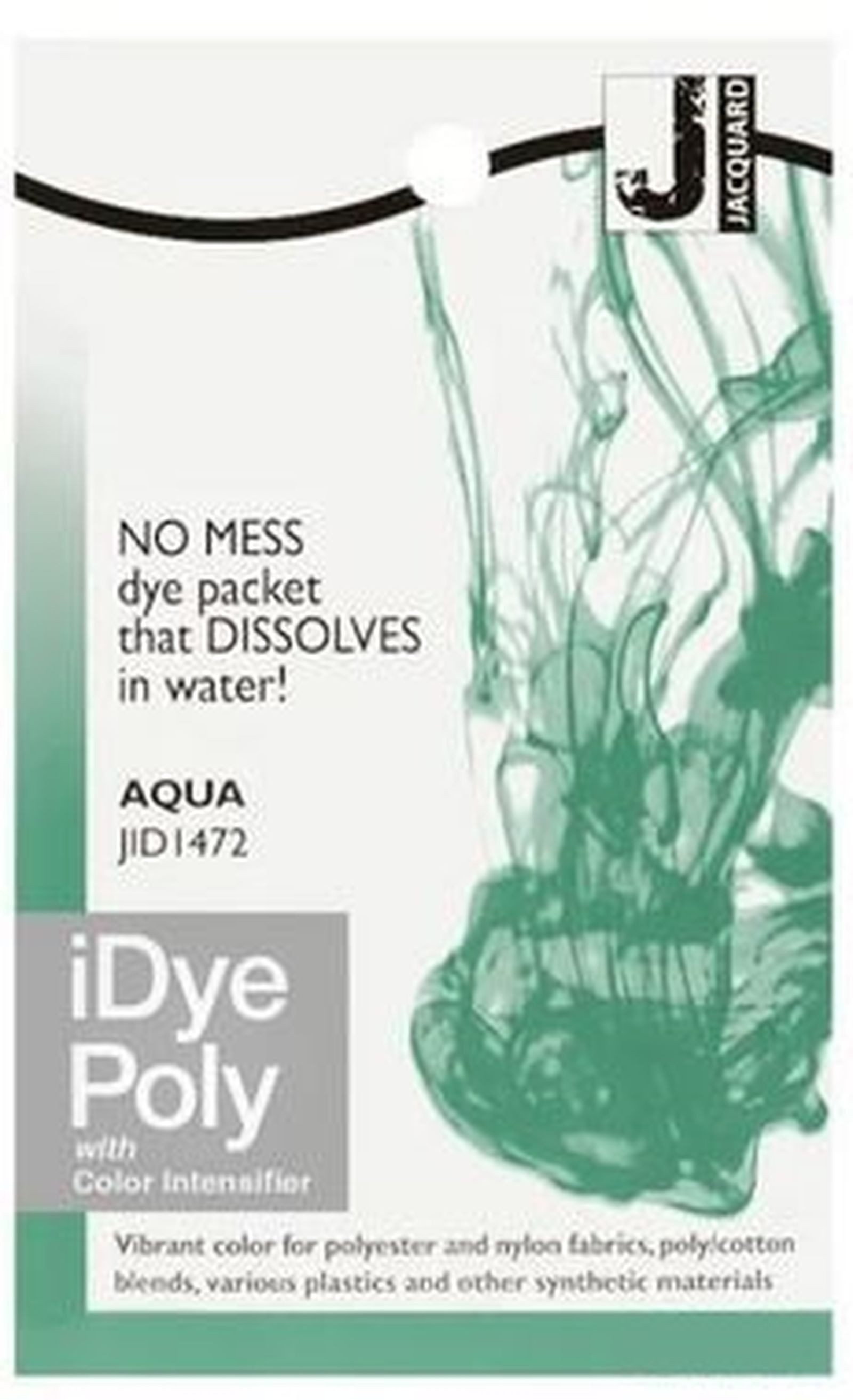 Jacquard Textilfarbe iDye Poly, Färbemittel für synthetische Gewebe, 14g Päckchen inkl. Farbverstärker