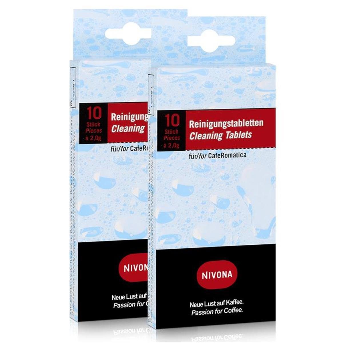 Nivona Nivona NIRT 701 VE10 Reinigungstabletten 20g - Für CafeRomatica (2er P Reinigungstabletten