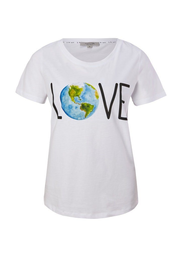 Comma T-Shirt »comma ci Jerseyshirt Shirts, Tops Damen schwarz« online  kaufen | OTTO