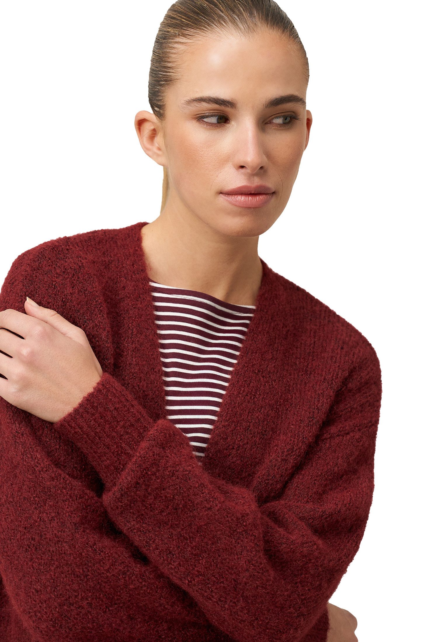 Zero Strickjacke Damen offener Style (1-tlg)