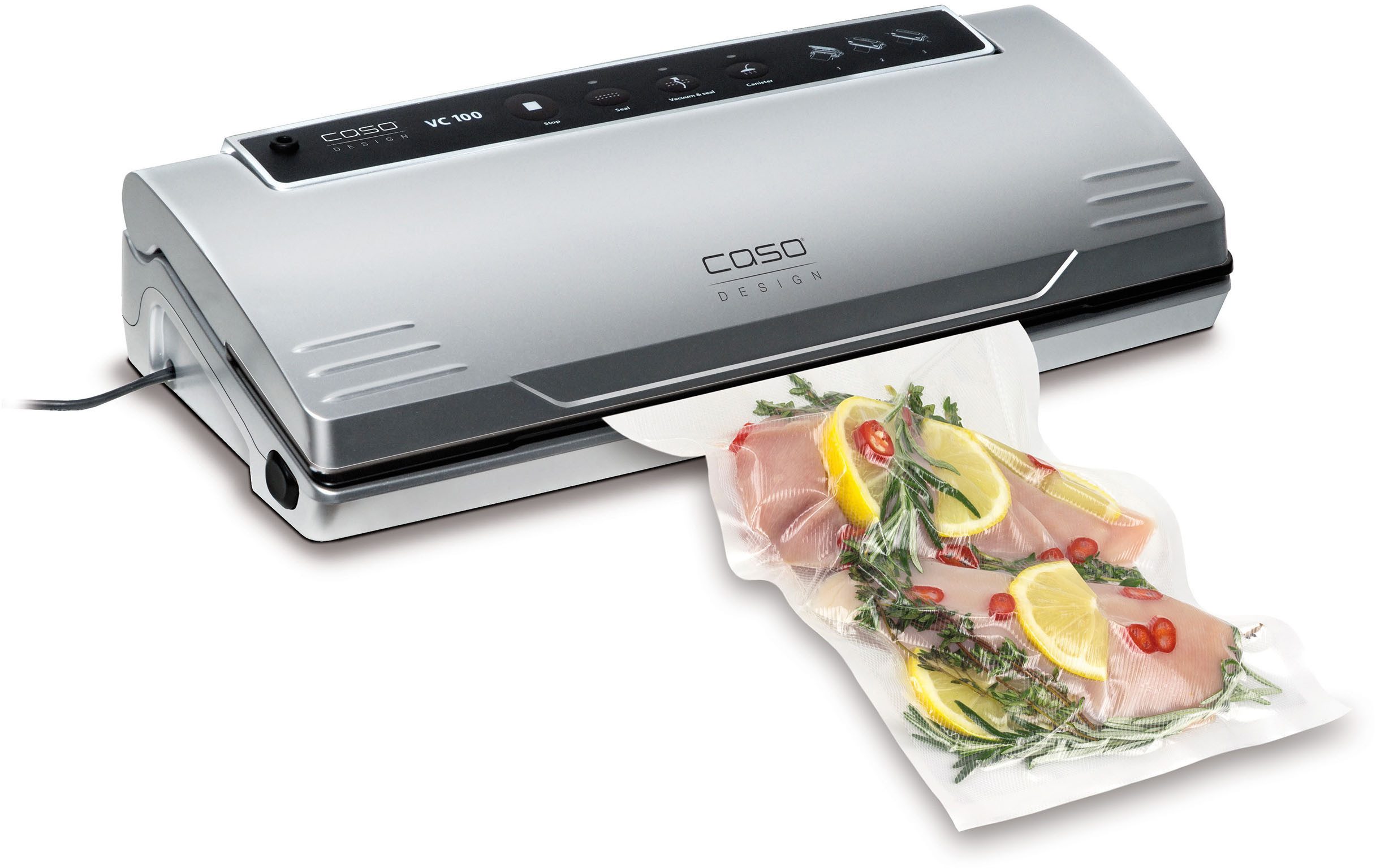 Caso Vakuumierer VC100, 120W, Inkl. 10 gratis Profi-Beutel