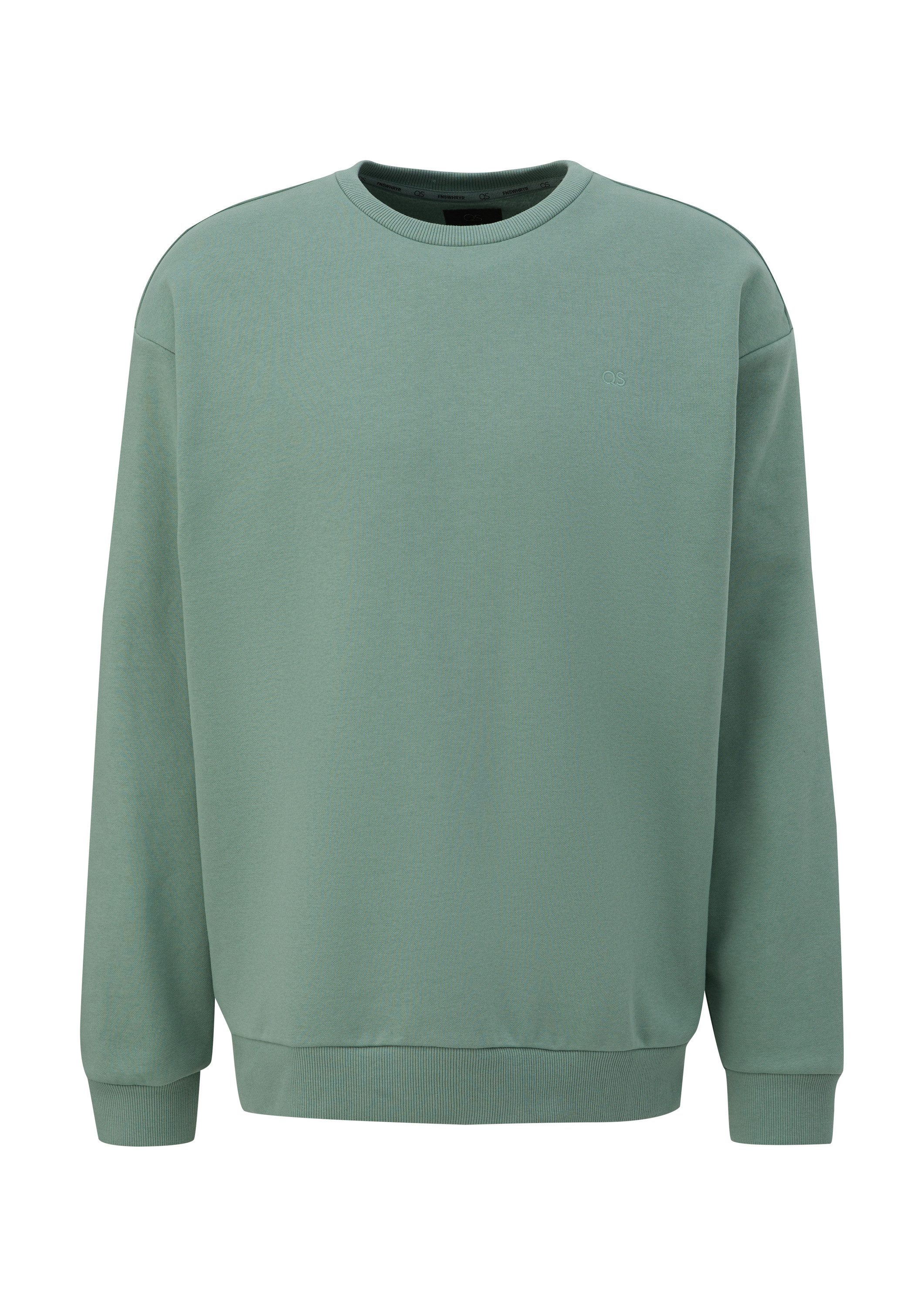 QS Sweatshirt Sweatshirt Sweatshirt mit Logo-Stickerei günstig online kaufen