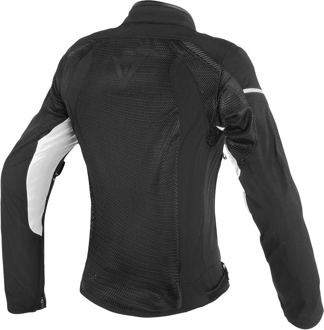 Black/White Frame Dainese Motorrad Damen Tex Air D1 Motorradjacke Textiljacke