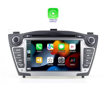 TAFFIO Für HYUNDAI iX35 Tucson 7" Touchscreen Android Autoradio GPS CarPlay Einbau-Navigationsgerät