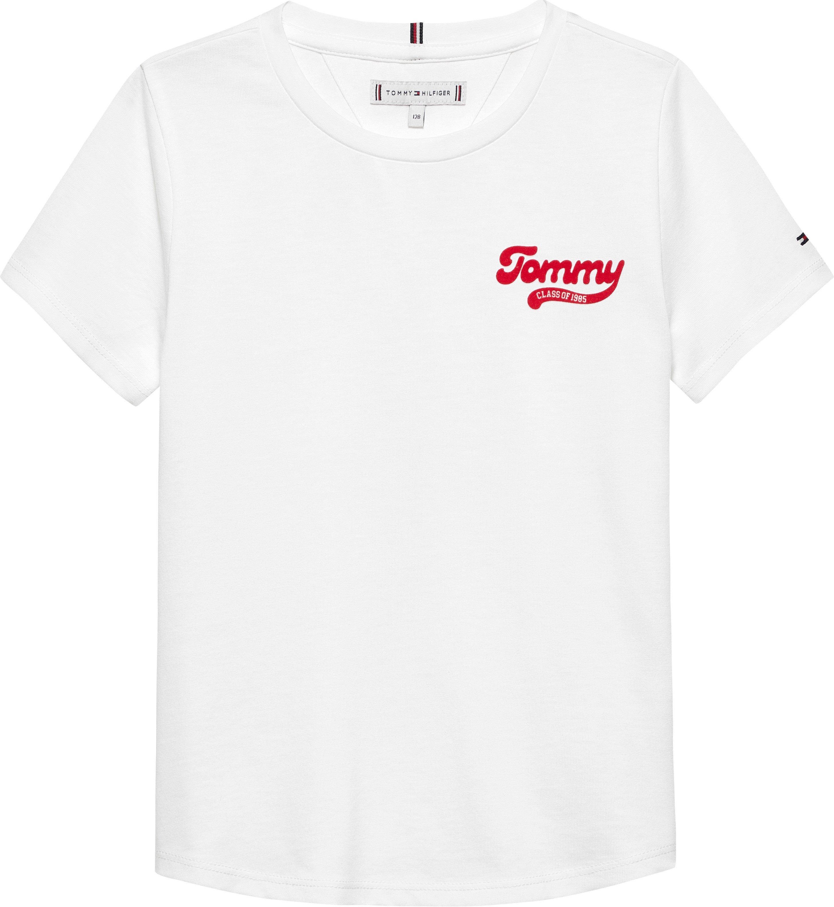 T-Shirt TOMMY GRAPHIC FLOCK TEE S/S