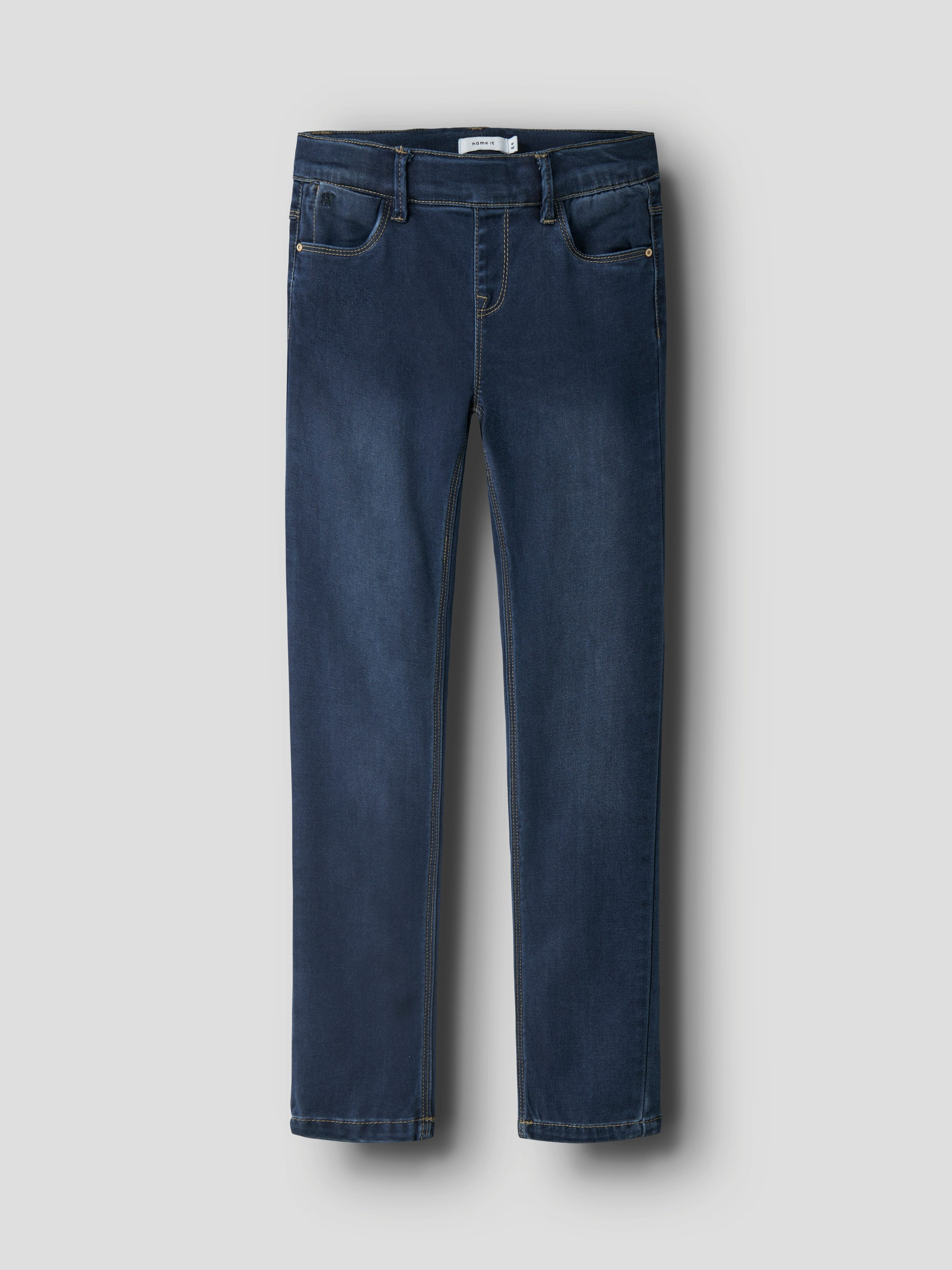 Name It Jeansjeggings LEGGINGS – Extraeng mit hohem Komfort und Gürtelschlaufen unifarben, casual, extraeng, Denim/Jeans
