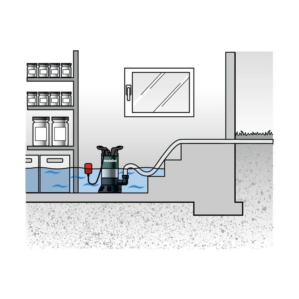 metabo Tauchpumpe Schmutzwasser-Tauchpumpe 251800000