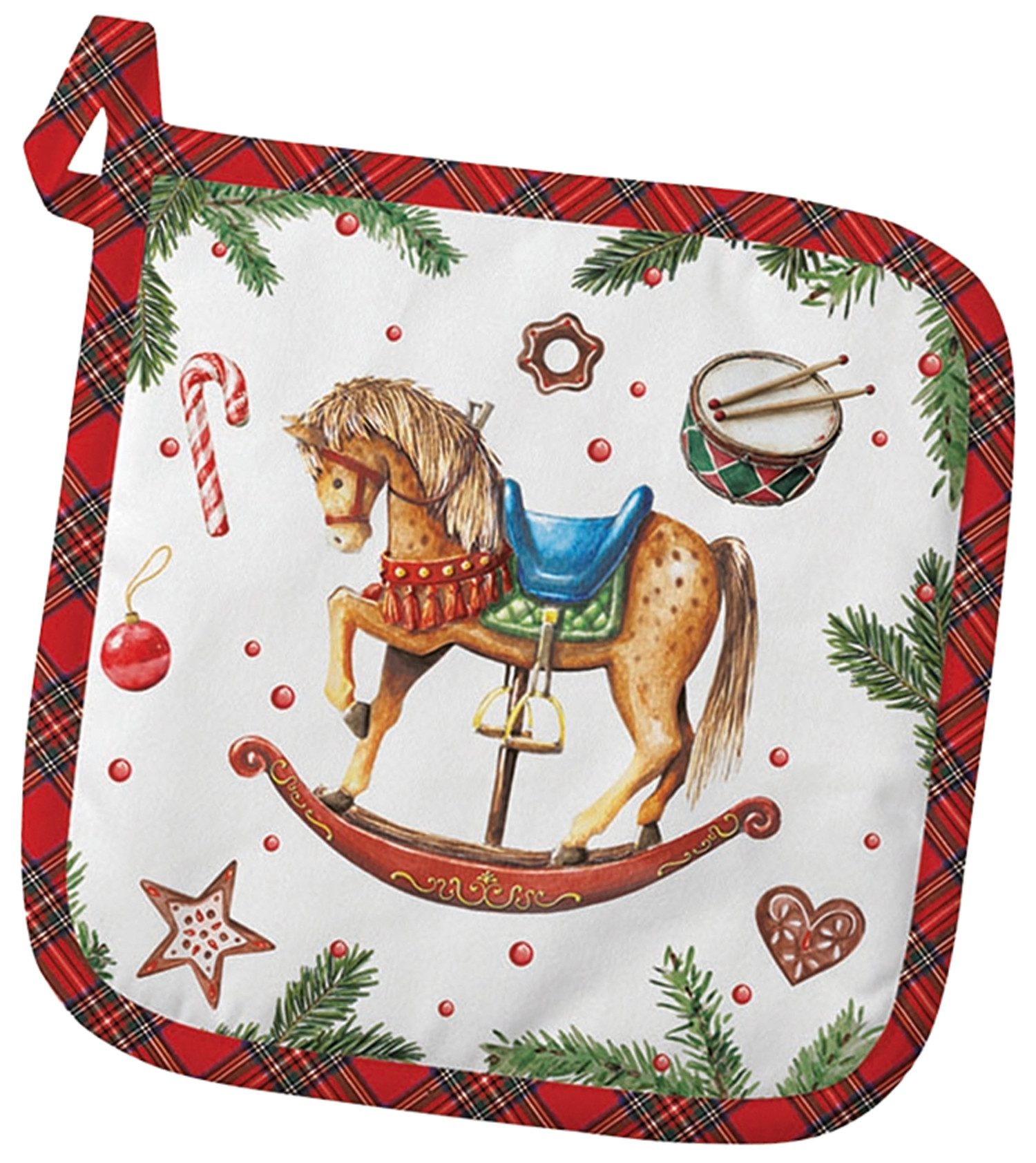 Ambiente® Topflappen Classic rocking horse, (1-tlg., günstig online kaufen