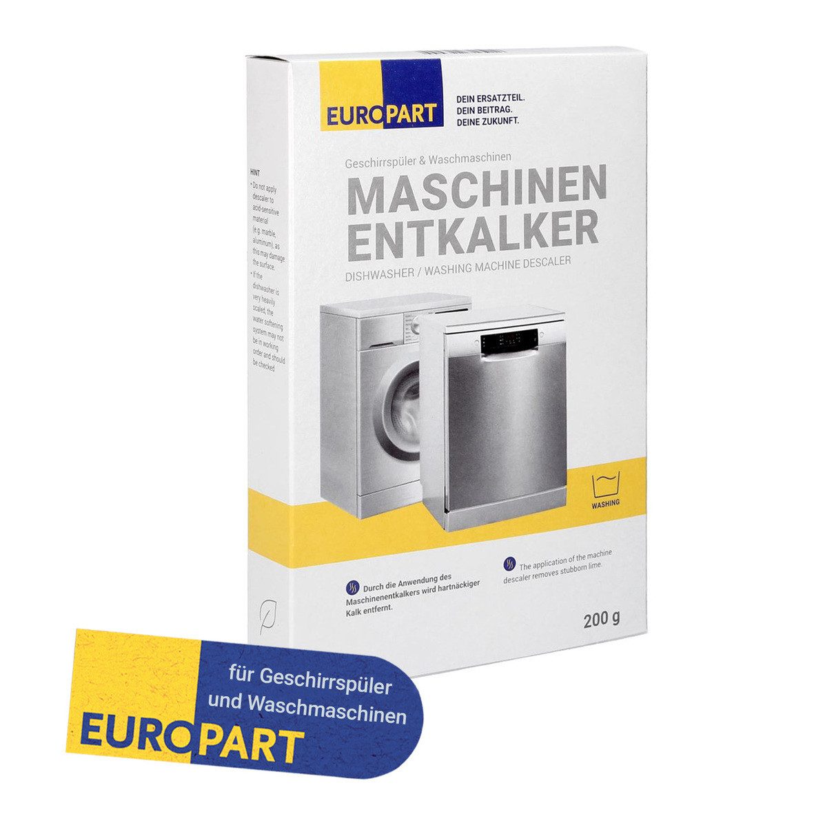 easyPART Montagezubehör wie EUROPART 10083653 Maschinenentkalker EUROPART, Waschmaschine