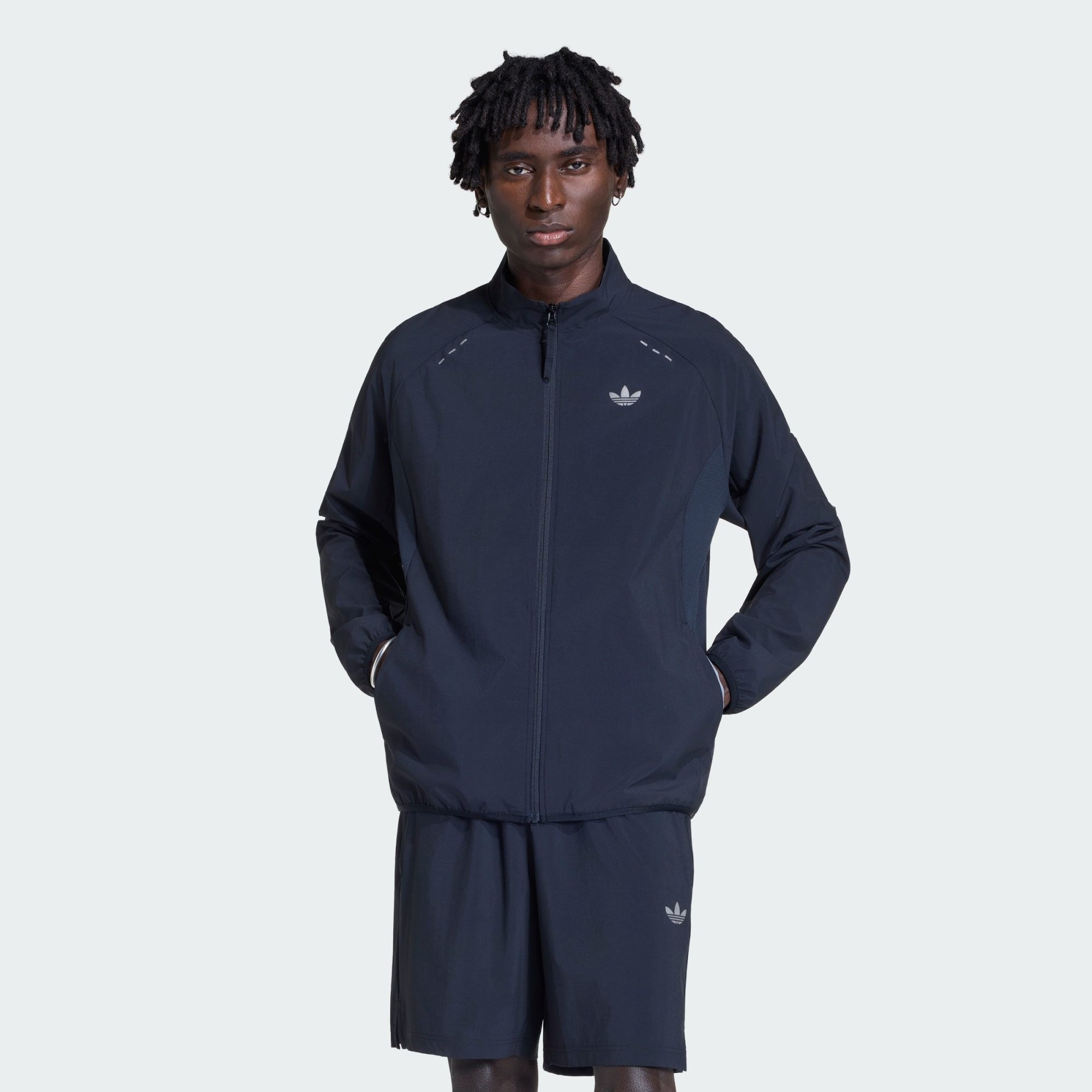 Trainingsjacke TECH TREFOIL ESSENTIALS FZ HOOD ORIGINALS JACKE