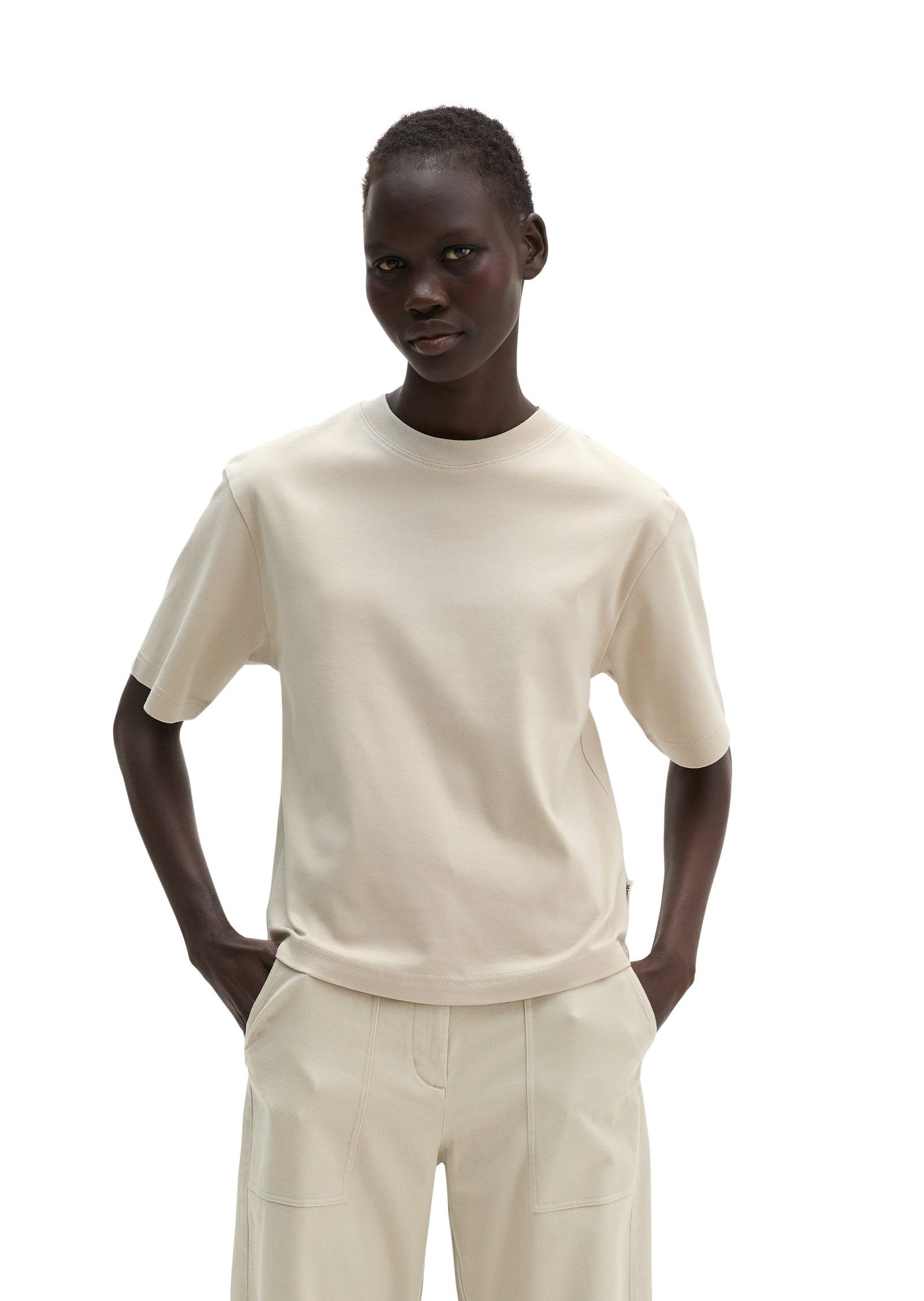 Marc O'Polo T-Shirt aus Interlock-Jersey