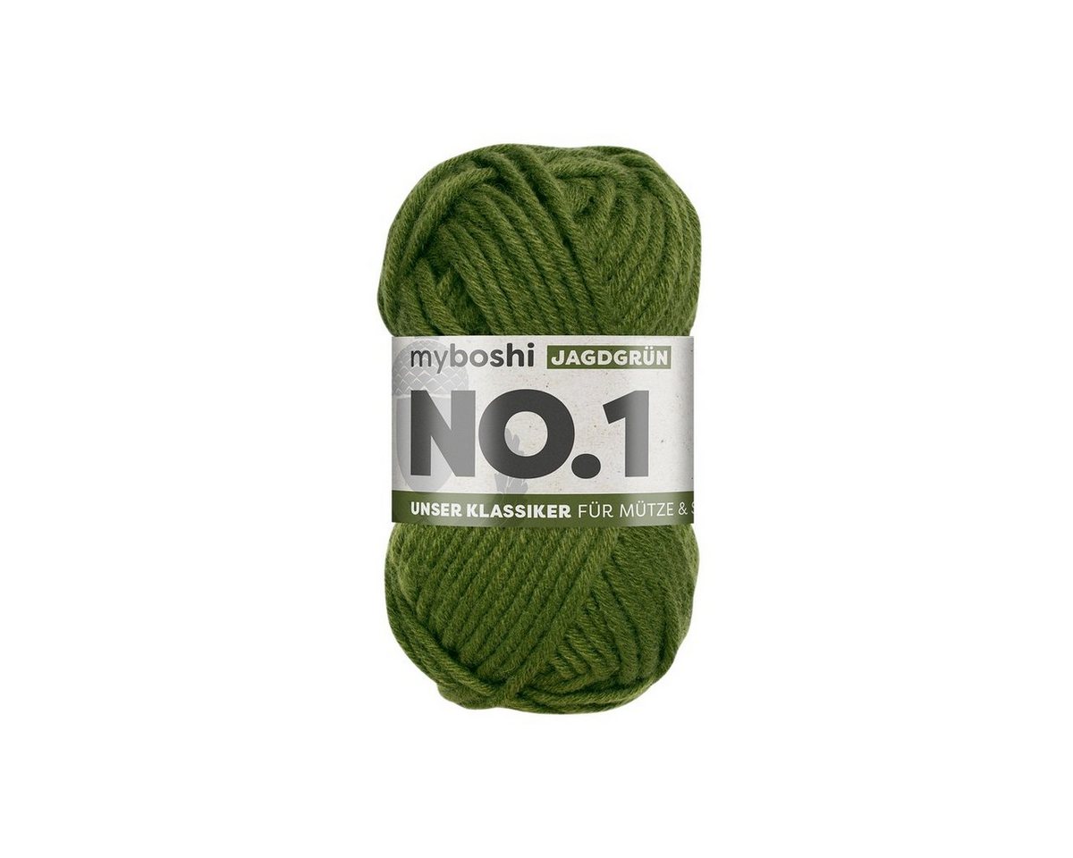Thumbnail - myboshi No.1 Wolle, Mützenwolle Häkelwolle, 55 m (1-St., No.1 Wolle Original Schnellstrickwolle), Uni