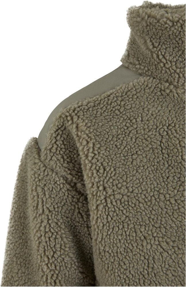 URBAN CLASSICS Wolljacke Girls Sherpa Mix Jacket – Bild 4 von 5