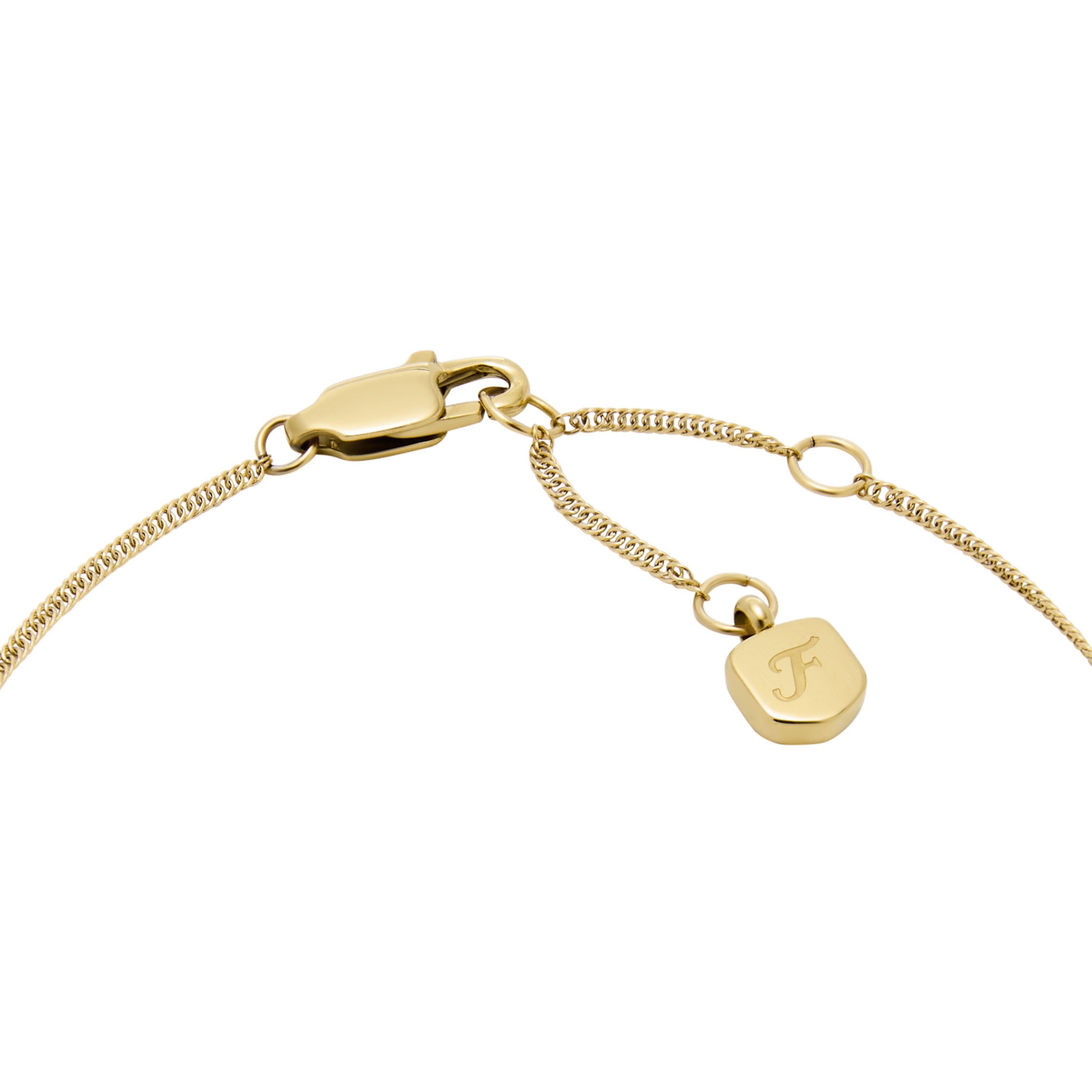 Fossil Armband Schmuck Geschenk Edelstahl JEWELRY Herz, mit Malachit