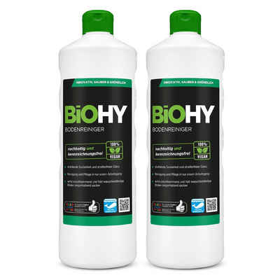 BiOHY Bodenreiniger 2er Pack (2 x 1 Liter Flasche) Fussbodenreiniger (2-St)