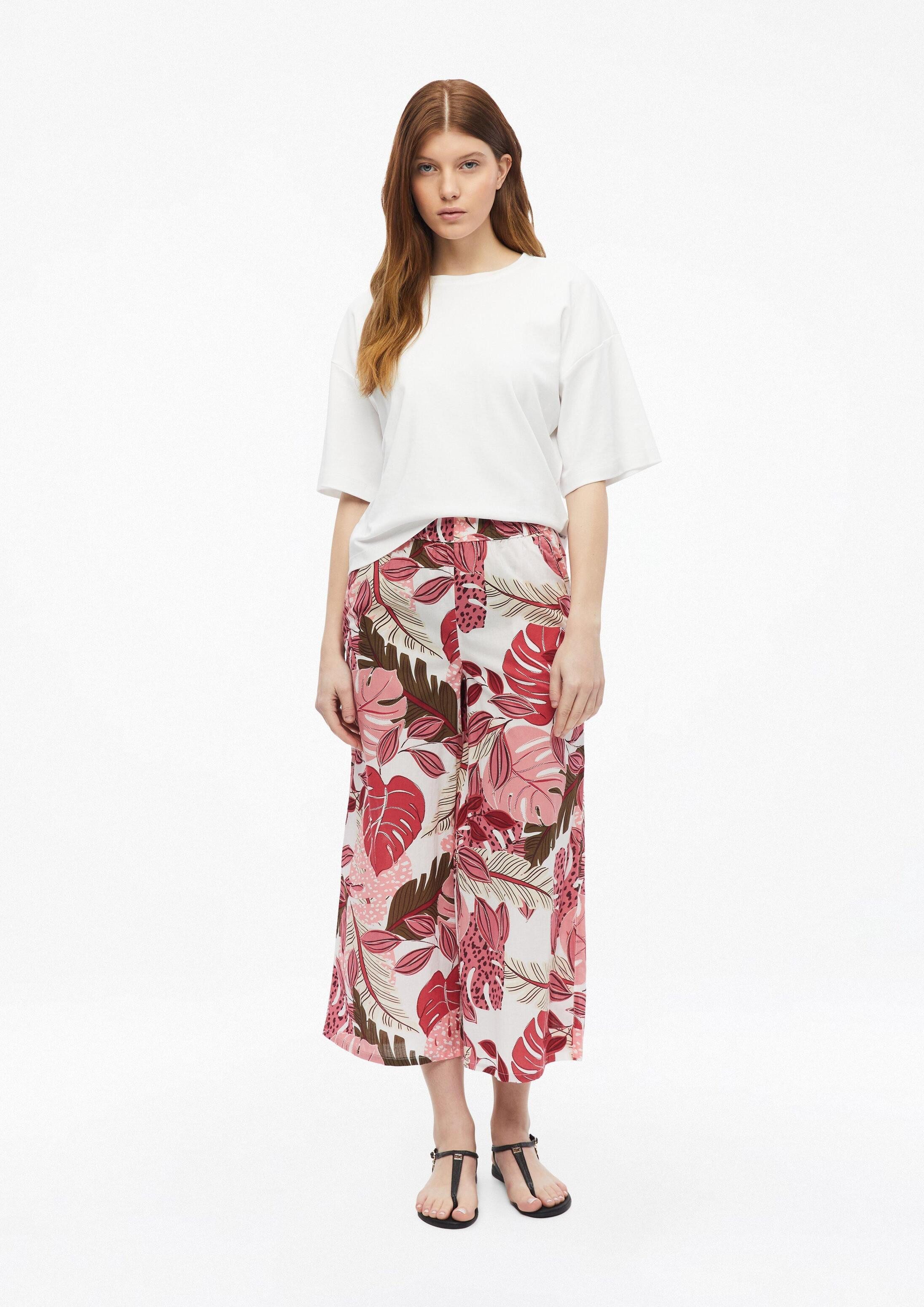 s.Oliver Culotte Hose Culotte mit All-over-Print