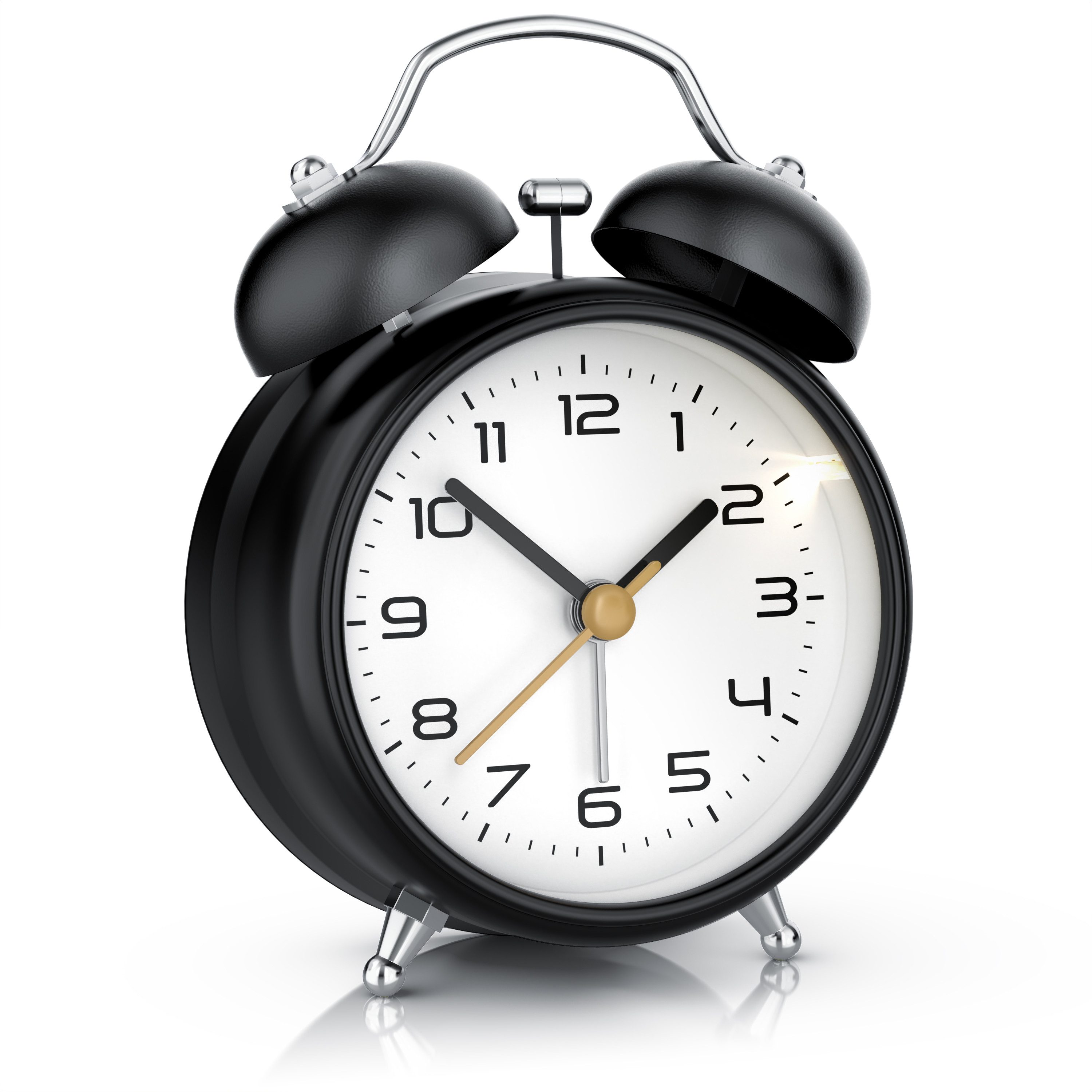 BEARWARE Wecker Analog, Retro, rund, Beleuchtet, lauter Glockenalarm für Ti günstig online kaufen