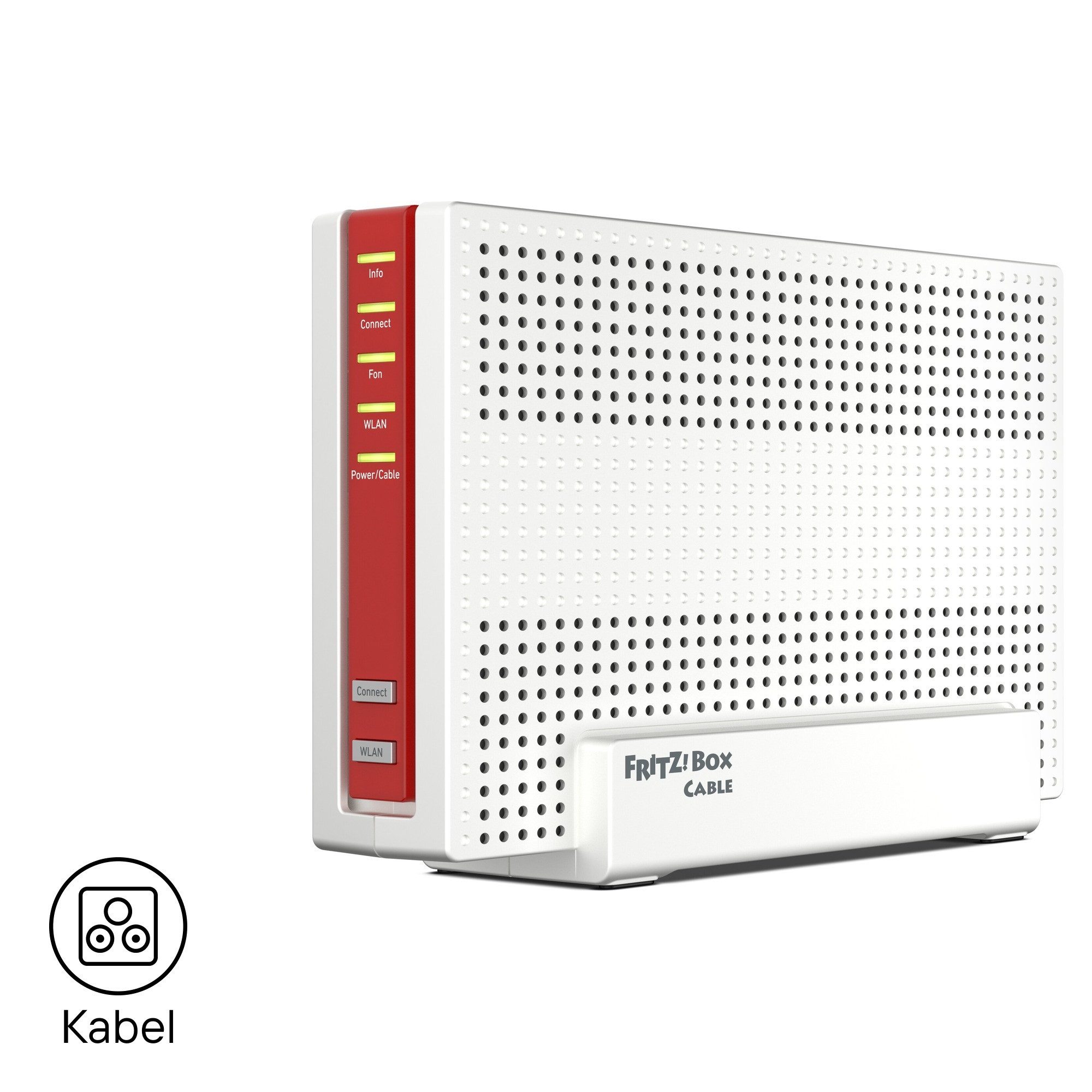 Fritz! FRITZ!Box 6690 Cable WLAN-Router, Kabel DOCSIS 3.1, Wi-Fi 6 Mesh 6.000 MBit/s, 2,5-Gbit/s-LAN, DECT