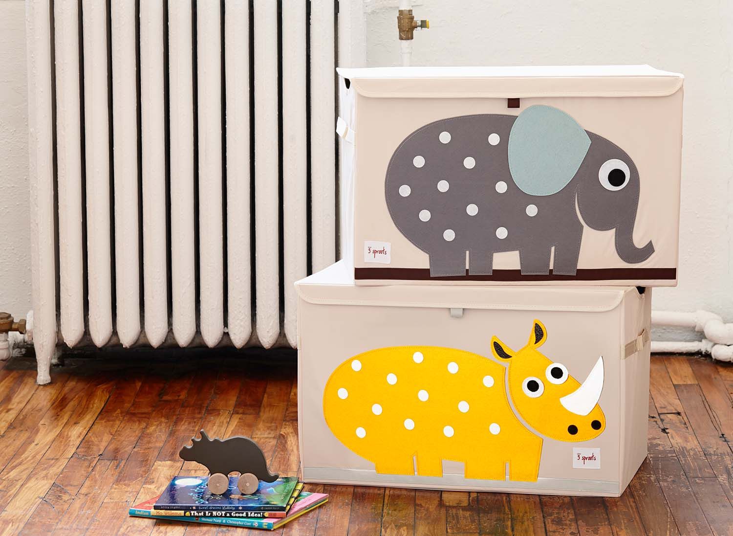 3 Sprouts Aufbewahrungsbox 3 Sprouts - Aufbewahrungskiste Nashorn