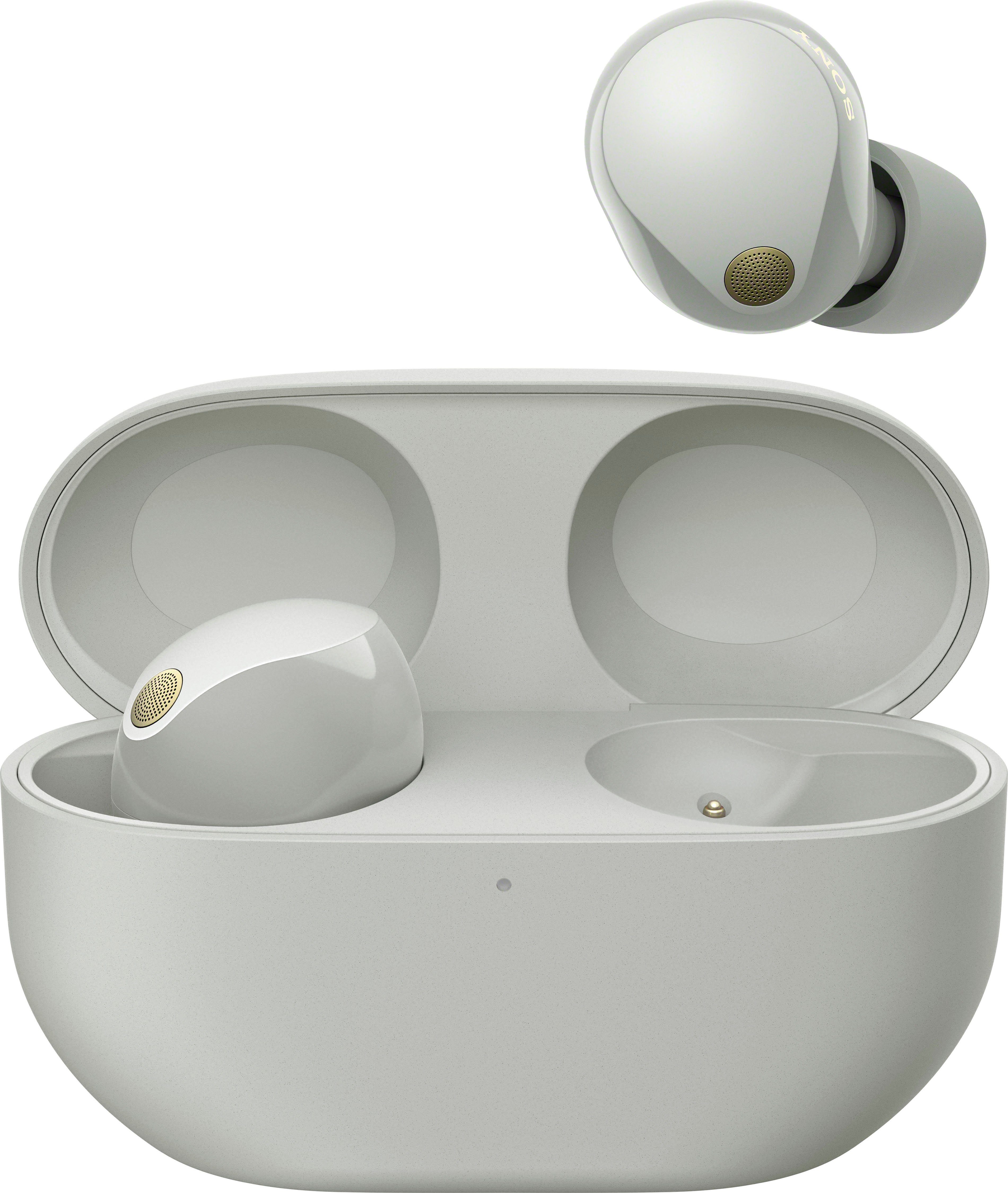 Sony WF-1000XM5 In-Ear-Kopfhörer (Noise-Cancelling, True Wireless, Alexa, Assistant, silberfarben Bluetooth) Google