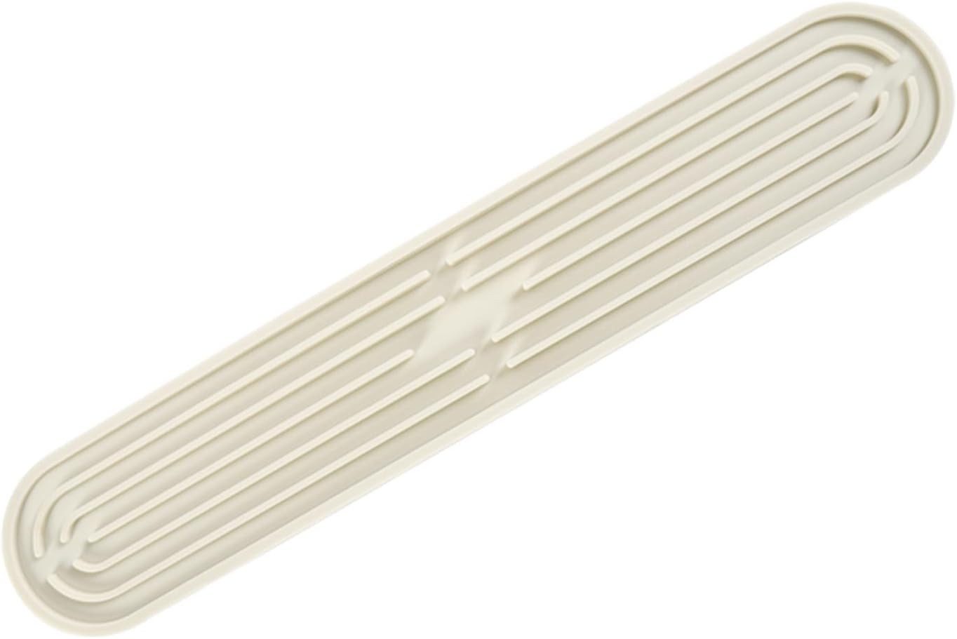 Coonoor Abtropfmatte Schmal Barmatte, Verlängert Silikon Abtropfmatte Geschirr, rutschfest und Spülmaschinenfest Kleine Trockenmatte