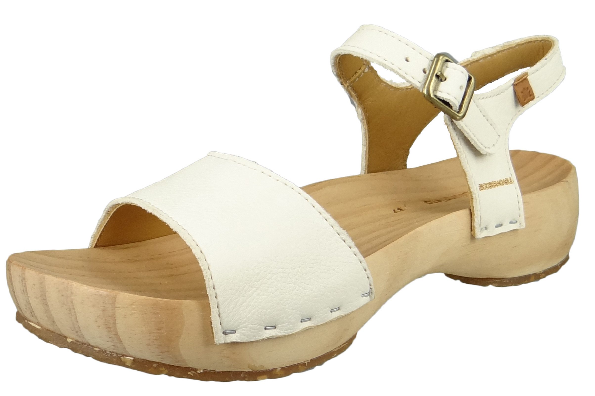 El Naturalista Damen Sandale Shokunin – Mit Absatz, Bequem, Gummisohle Mit Recyceltem Holz