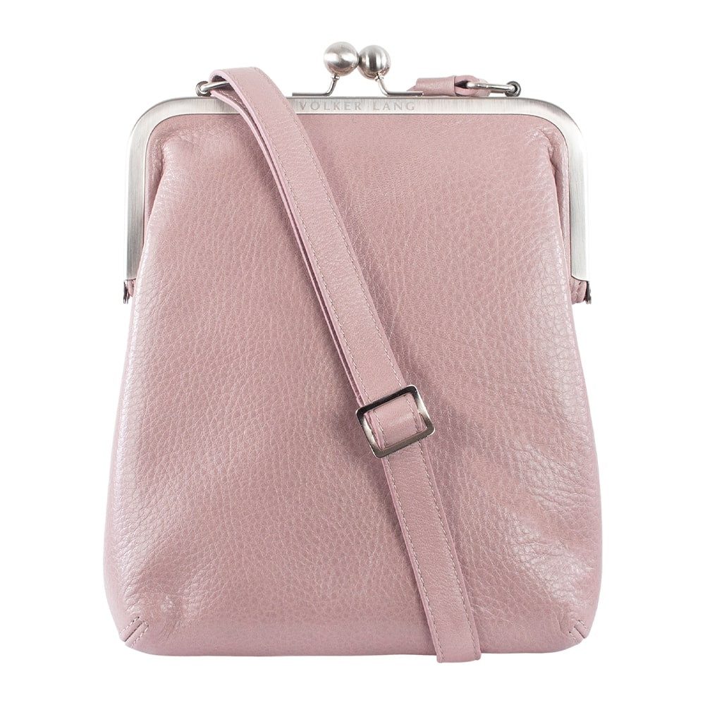 VOLKER LANG Schultertasche LOLA  Elegante Damen Bügeltasche aus italienisch günstig online kaufen