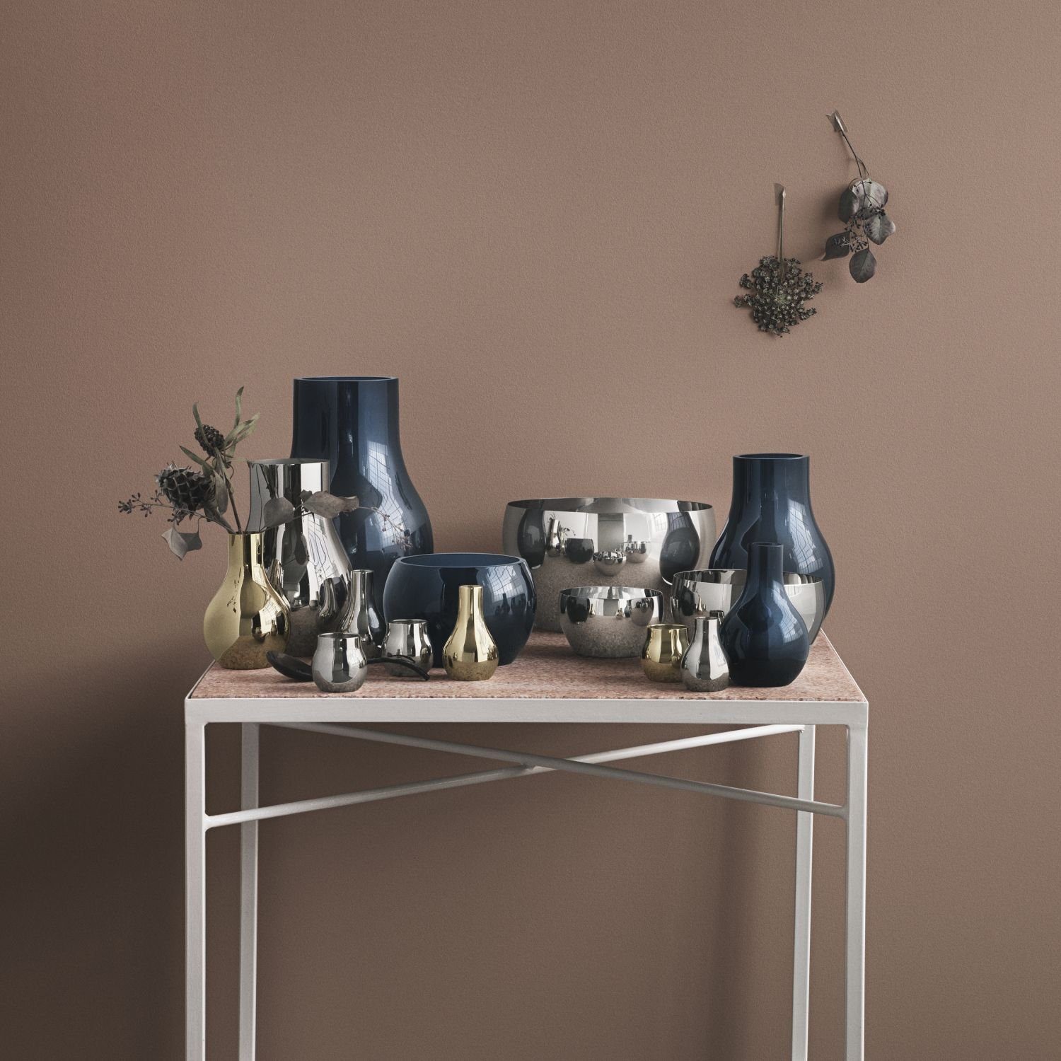 Georg Jensen Dekovase Cafu Edelstahl Mittel günstig online kaufen