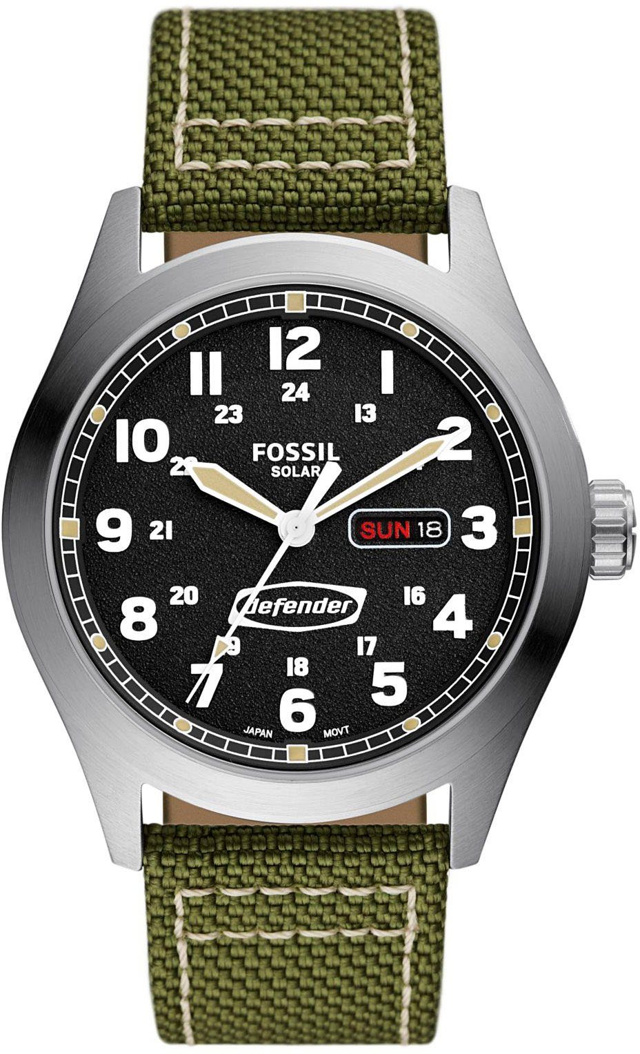 Fossil Solaruhr DEFENDER, FS5977, Armbanduhr, Herrenuhr, limited edition