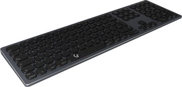 ICY BOX ICY BOX Full-Size Aluminium DE Layout Wireless-Tastatur (Bluetooth & RF)